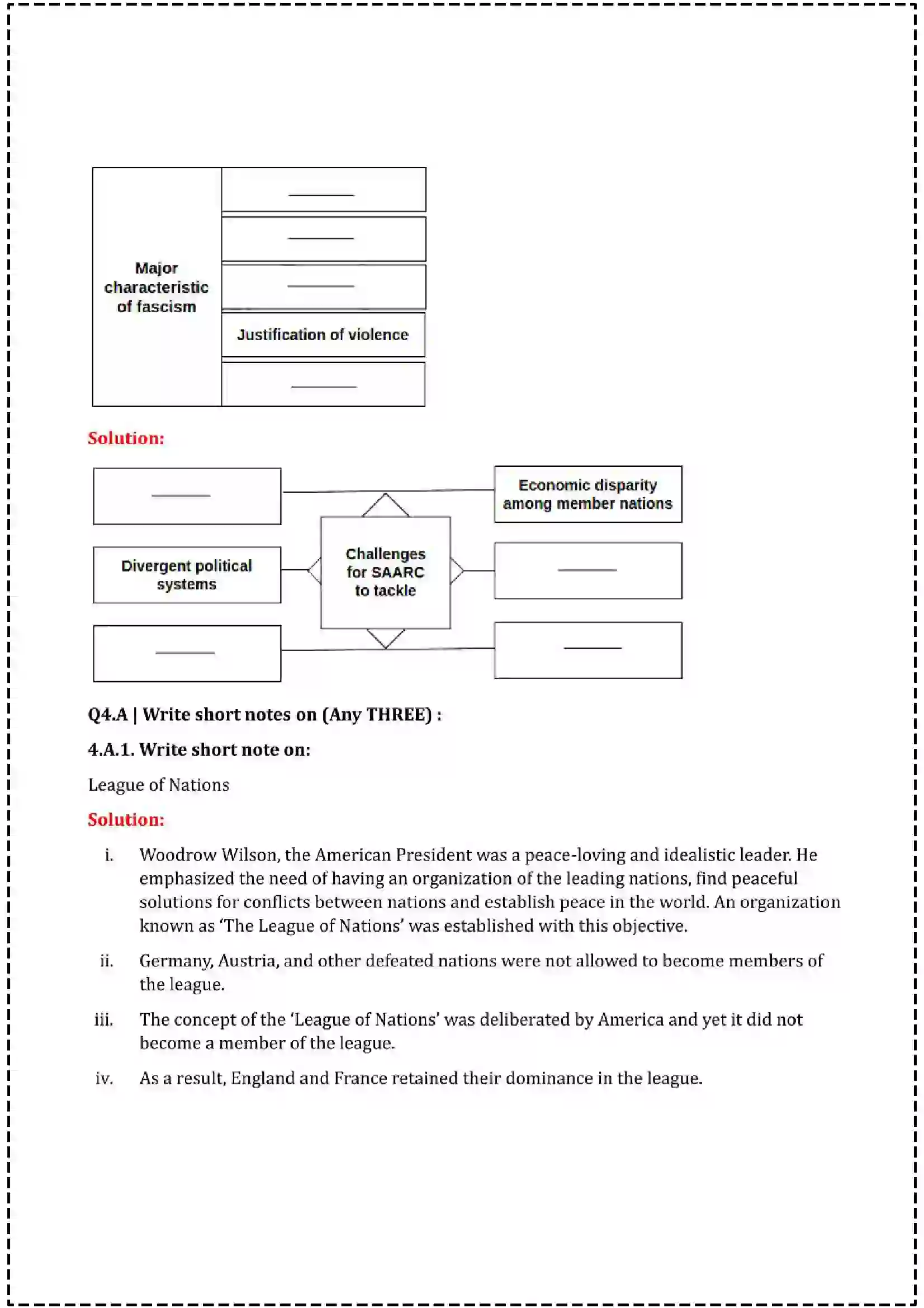 Maharashtra Board Class 12th 2025 History Set - 1 - Sample Paper 10