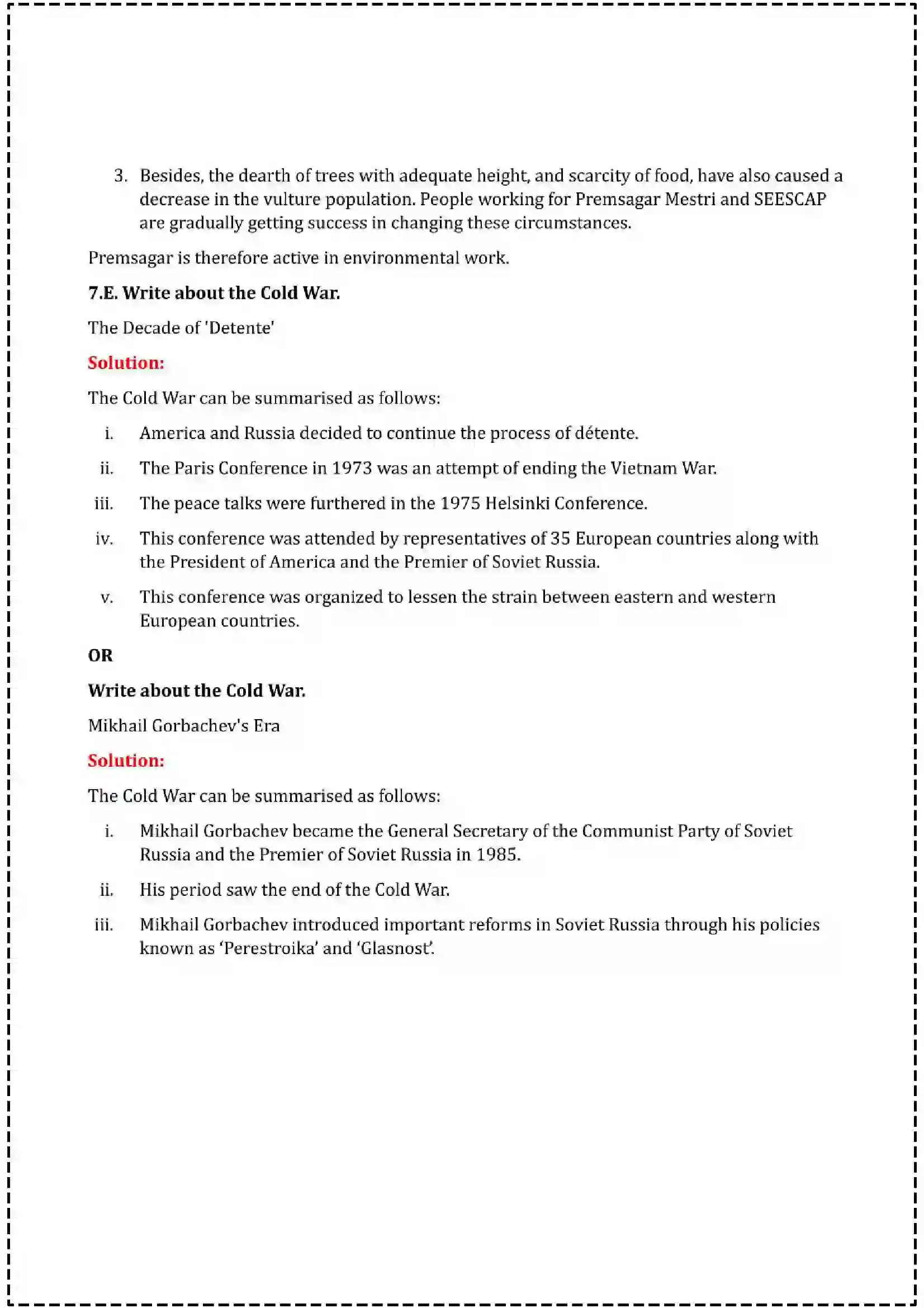 Maharashtra Board Class 12th 2025 History Set - 1 - Sample Paper 27