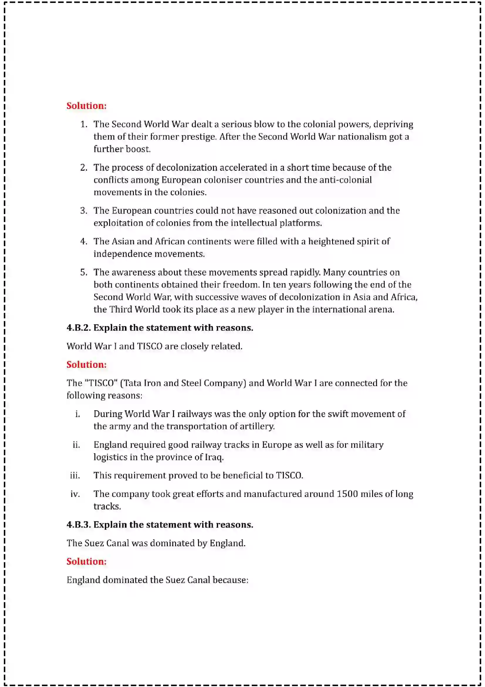 Maharashtra Board Class 12th 2025 History Set - 2 - Sample Paper 14