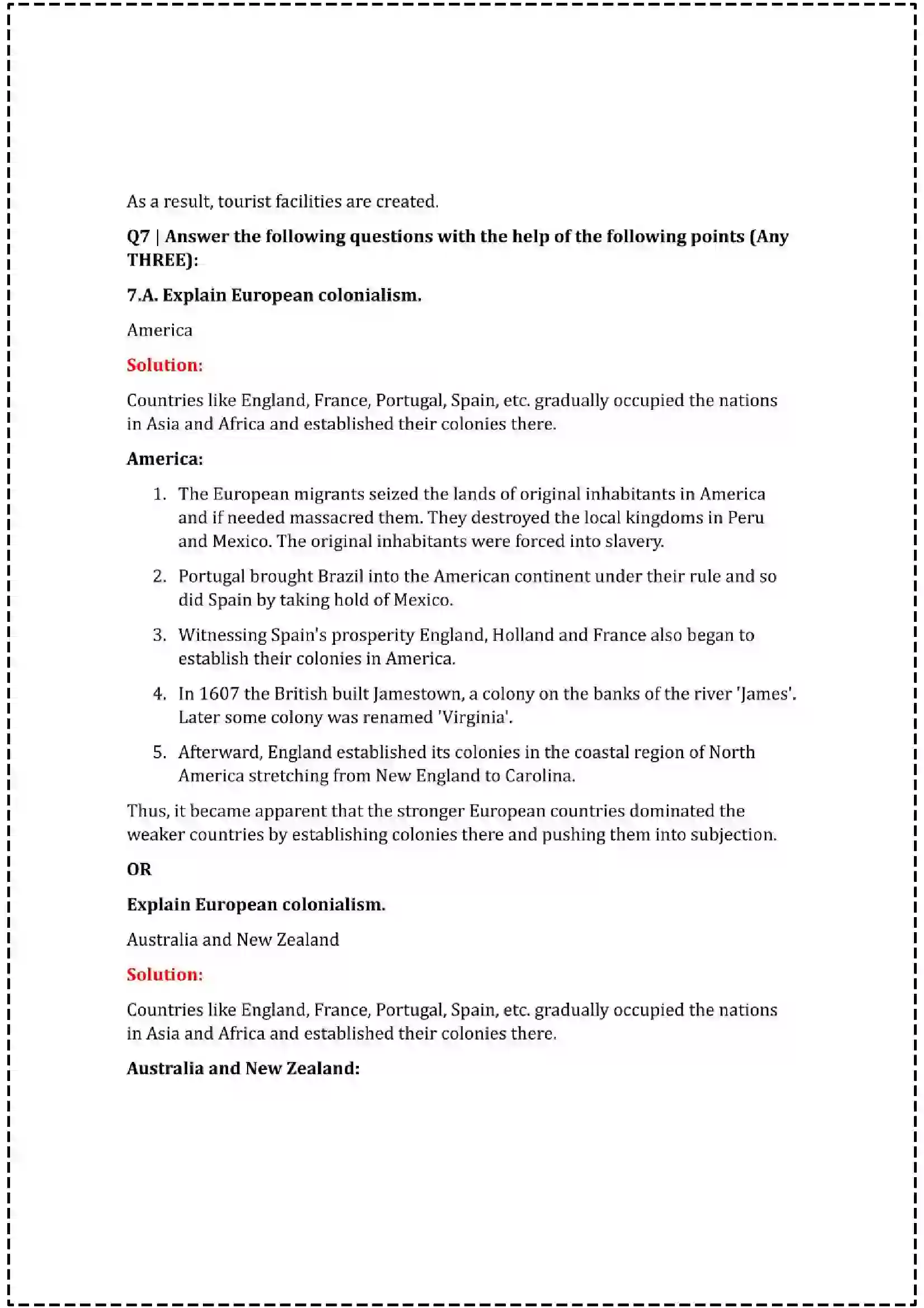 Maharashtra Board Class 12th 2025 History Set - 2 - Sample Paper 21