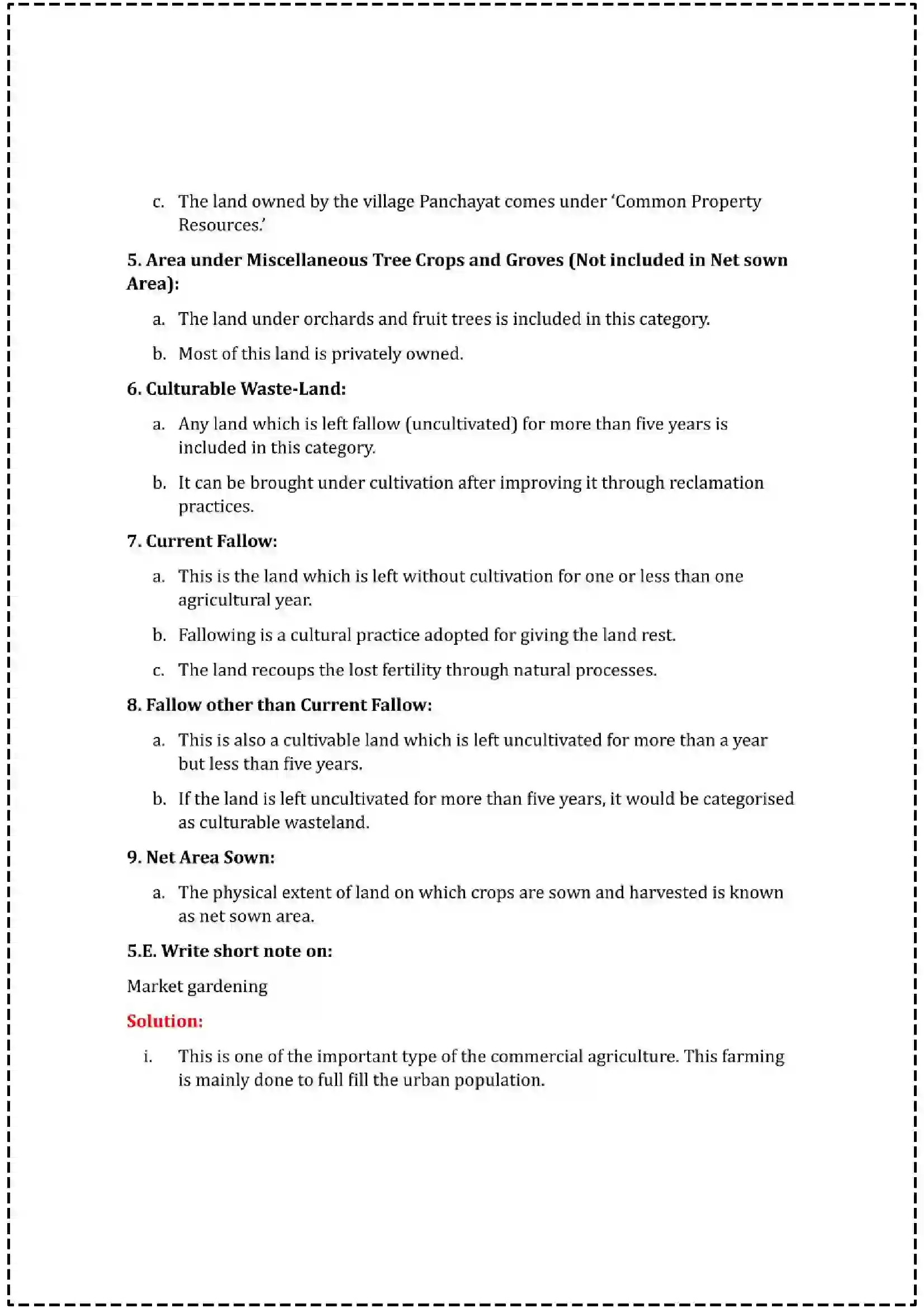 Maharashtra Board Class 12th 2025 Geography Set - 1 - Sample Paper 17
