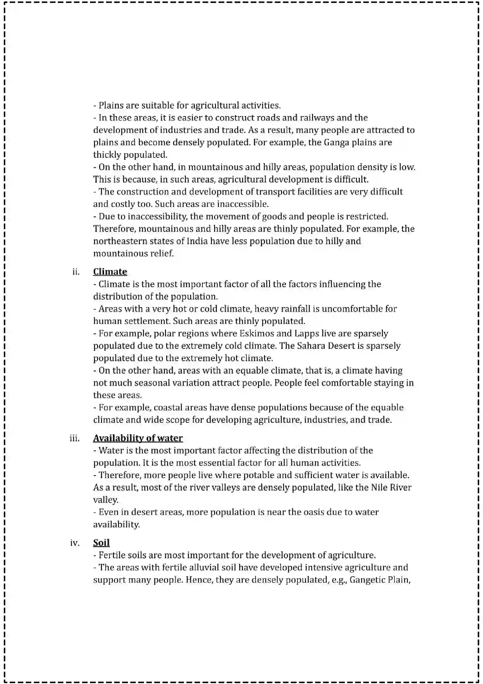 Maharashtra Board Class 12th 2025 Geography Set - 2 - Sample Paper 21
