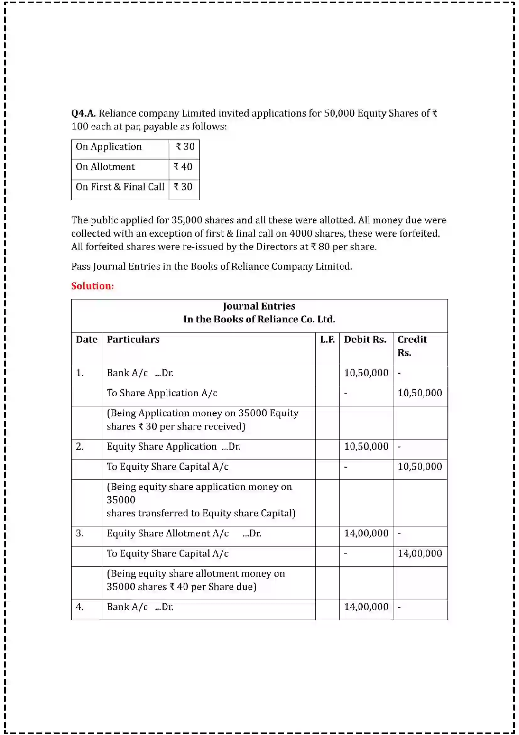 Maharashtra Board Class 12th 2025 Book Keeping & Accountancy Set - 1 - Sample Paper 17