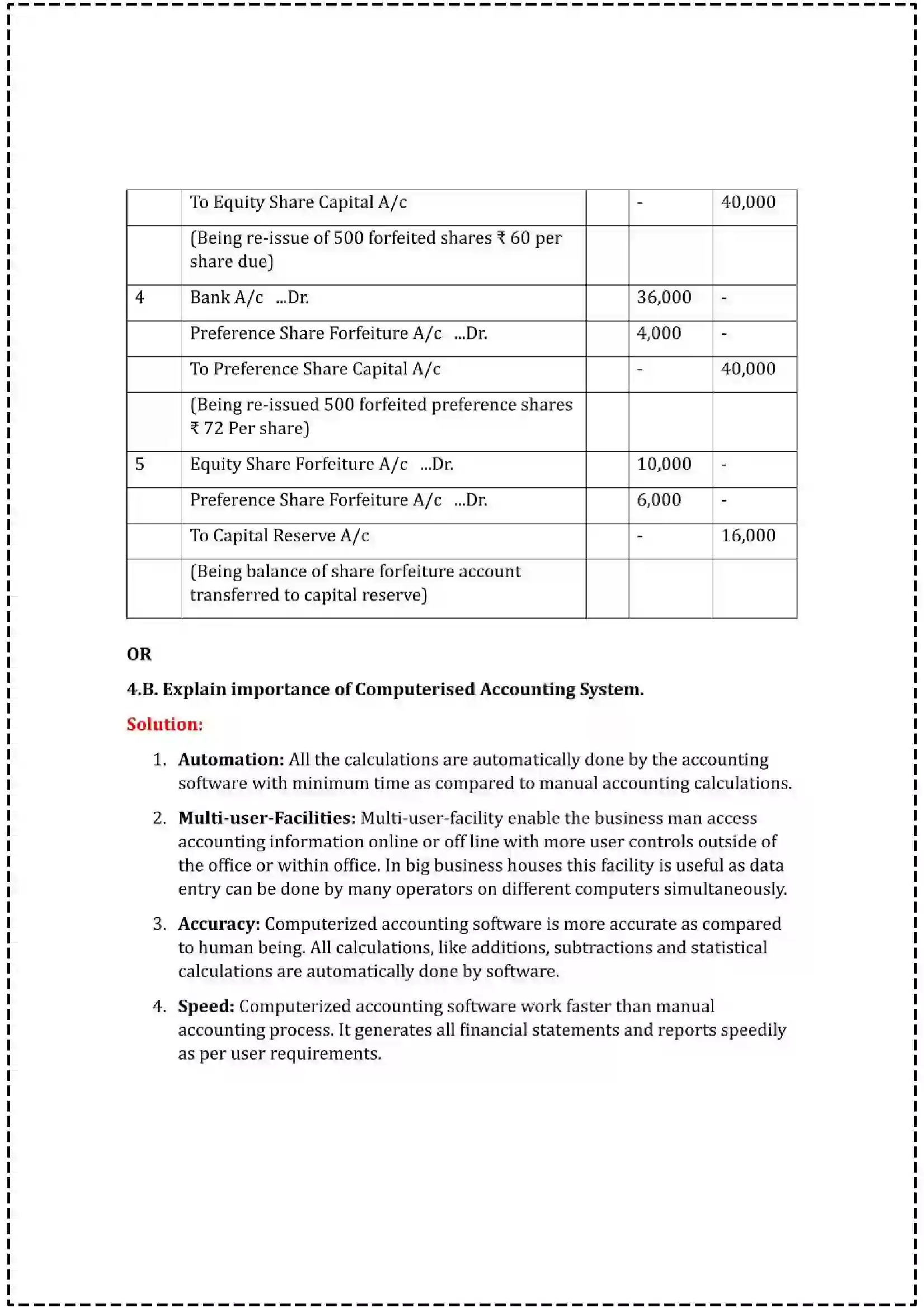 Maharashtra Board Class 12th 2025 Book Keeping & Accountancy Set - 2 - Sample Paper 18