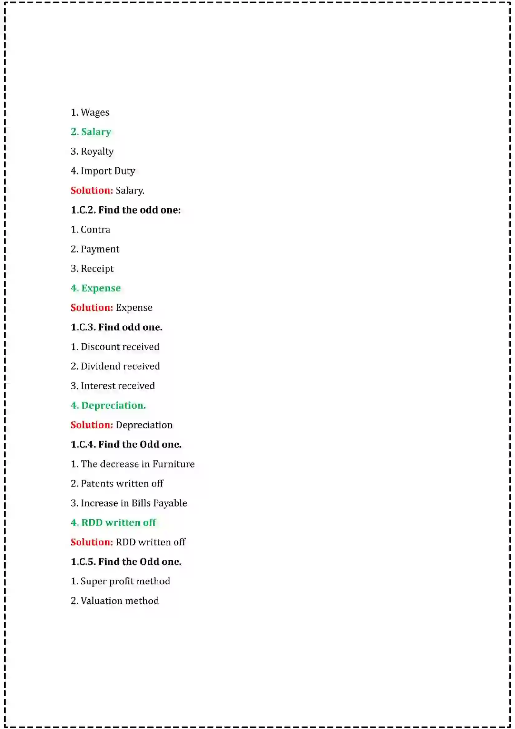 Maharashtra Board Class 12th 2025 Book Keeping & Accountancy Set - 2 - Sample Paper 4