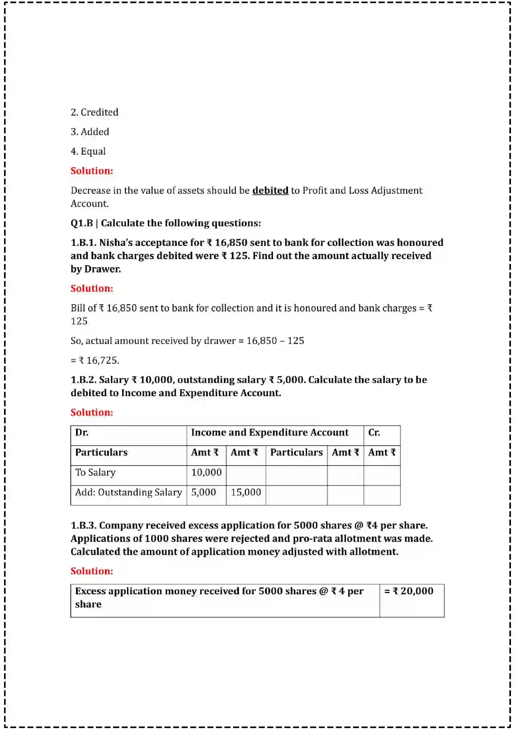 Maharashtra Board Class 12th 2025 Book Keeping & Accountancy Set - 3 - Sample Paper 3