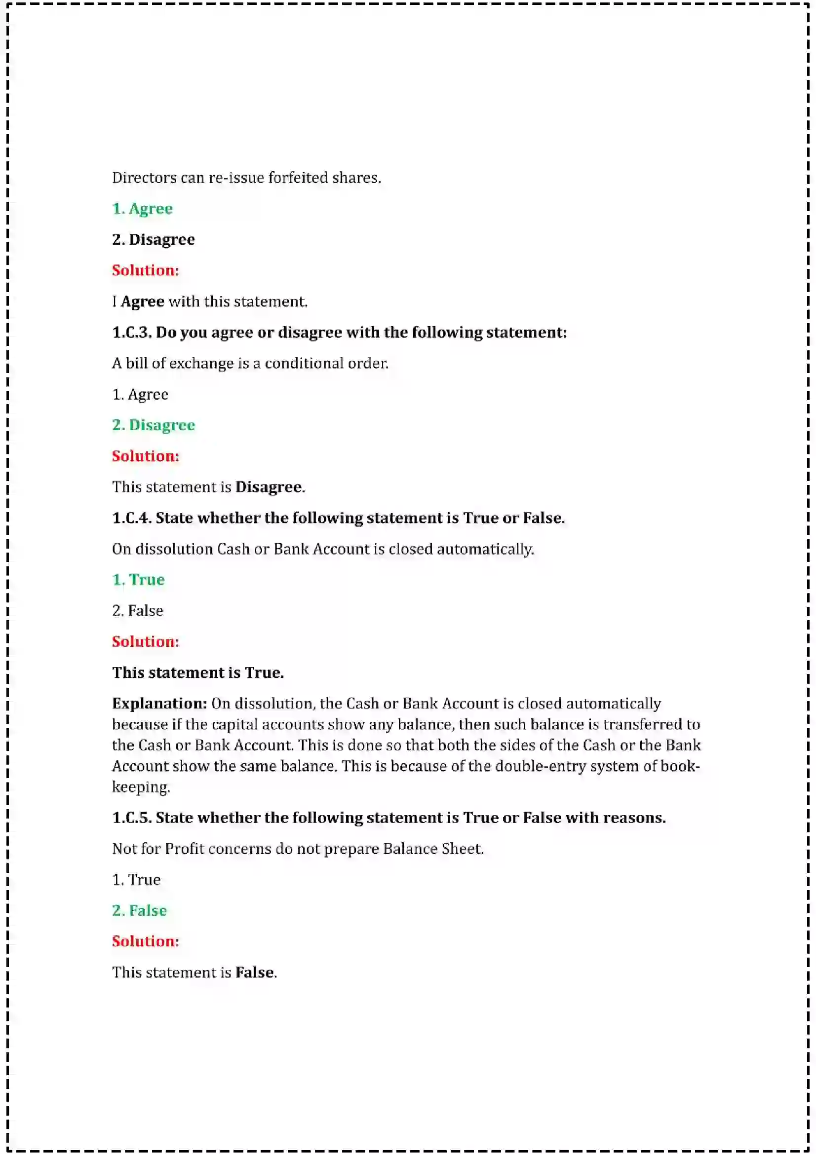 Maharashtra Board Class 12th 2025 Book Keeping & Accountancy Set - 3 - Sample Paper 6