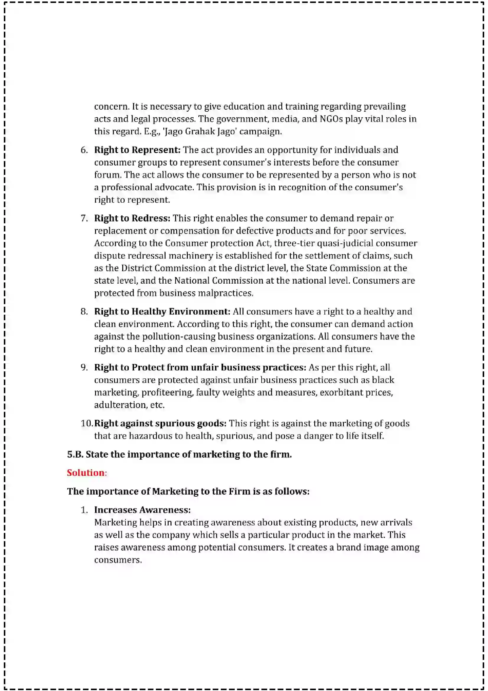 Maharashtra Board Class 12th 2025 Organisation of Commerce & Management Set - 1 - Sample Paper 17