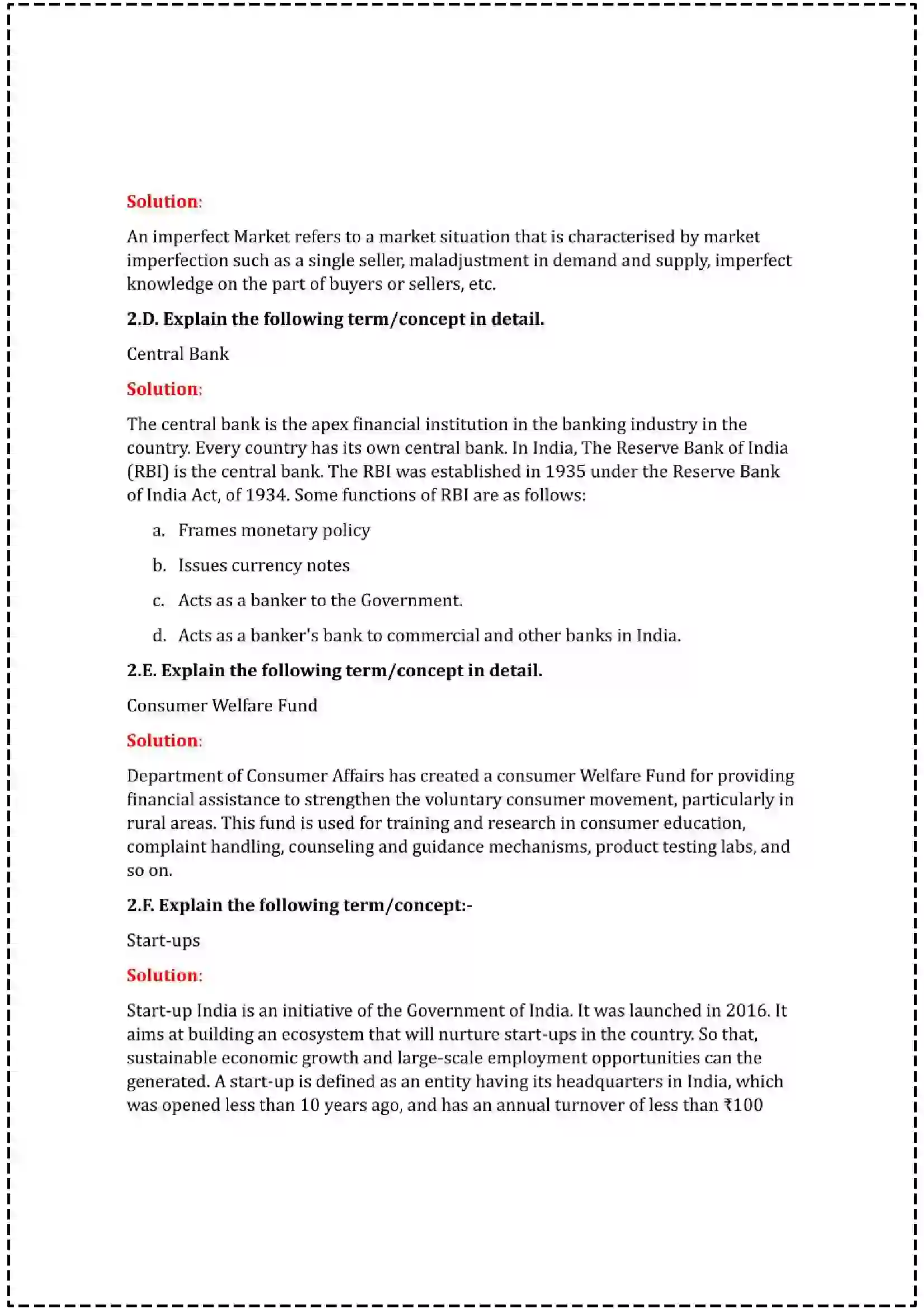 Maharashtra Board Class 12th 2025 Organisation of Commerce & Management Set - 1 - Sample Paper 8
