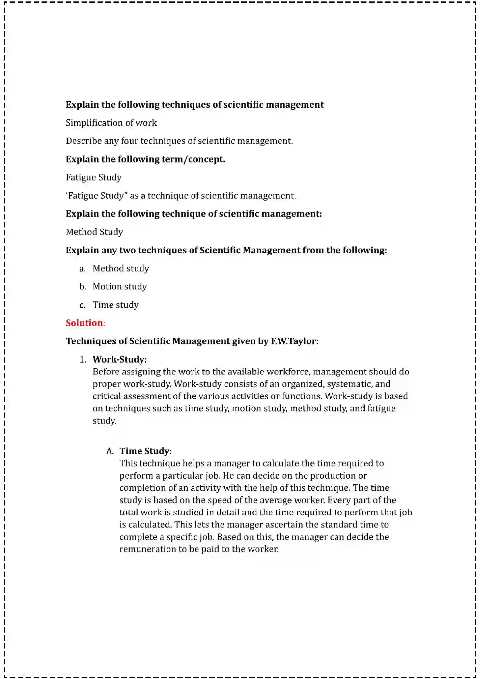 Maharashtra Board Class 12th 2025 Organisation of Commerce & Management Set - 2 - Sample Paper 28