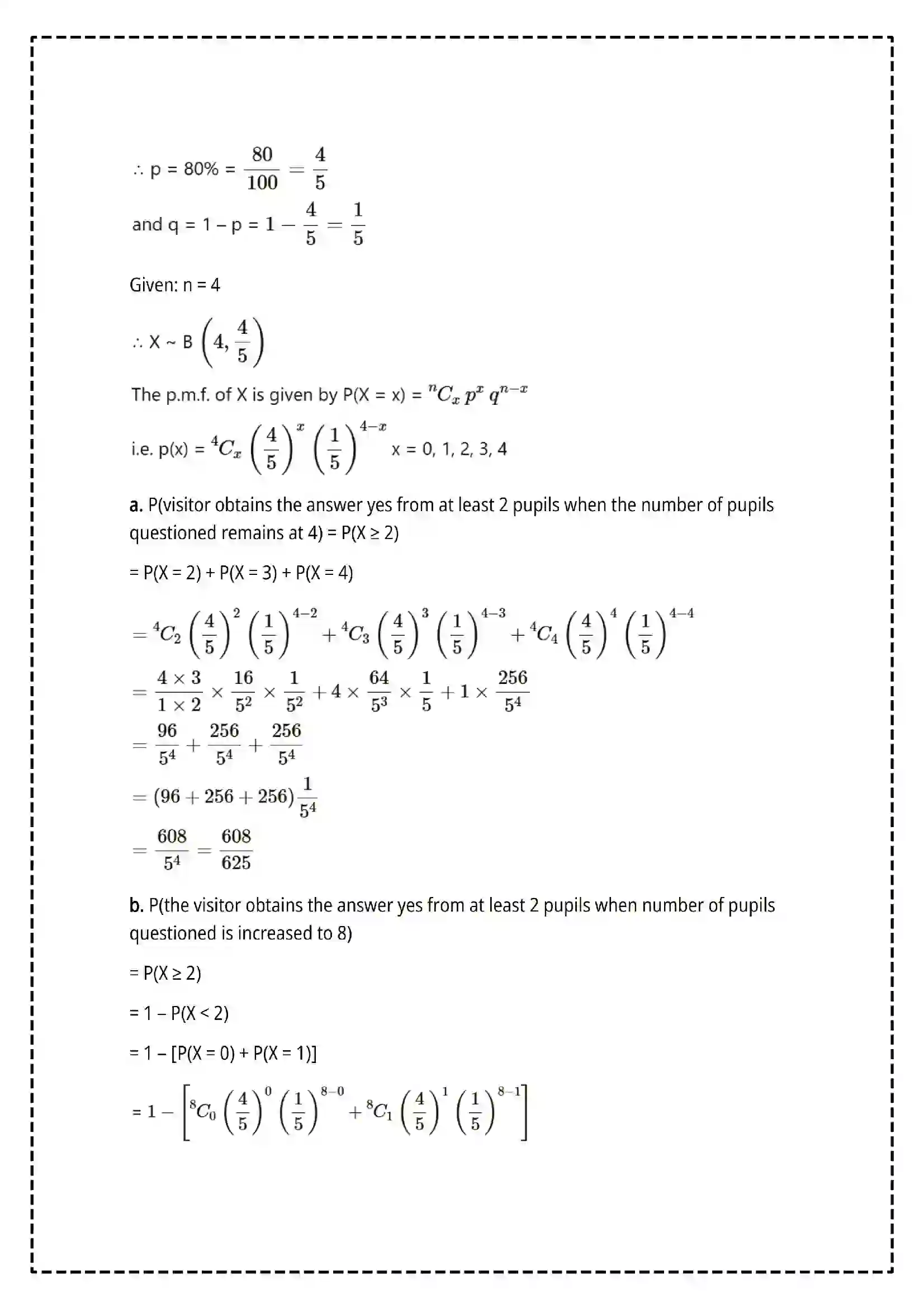 Maharashtra Board Class 12th 2025 Mathematics and Statistics Set - 1 - Sample Paper 16