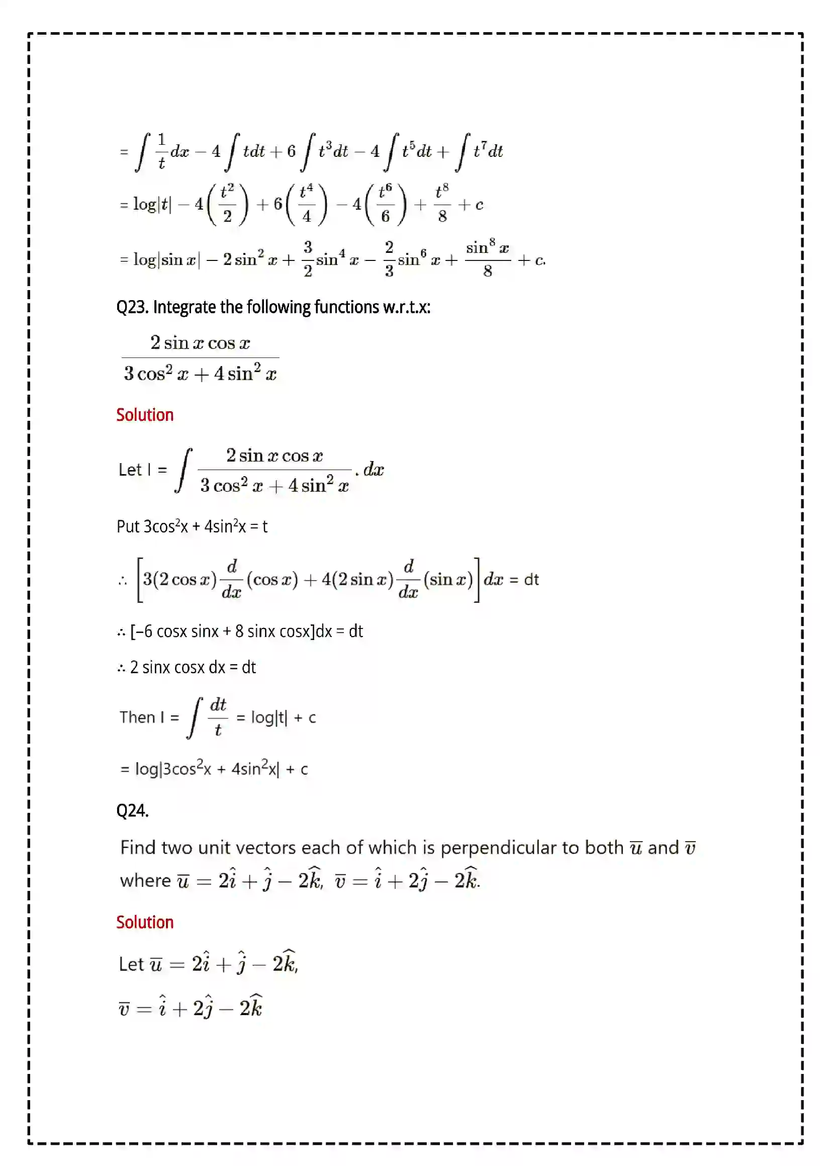 Maharashtra Board Class 12th 2025 Mathematics and Statistics Set - 1 - Sample Paper 26
