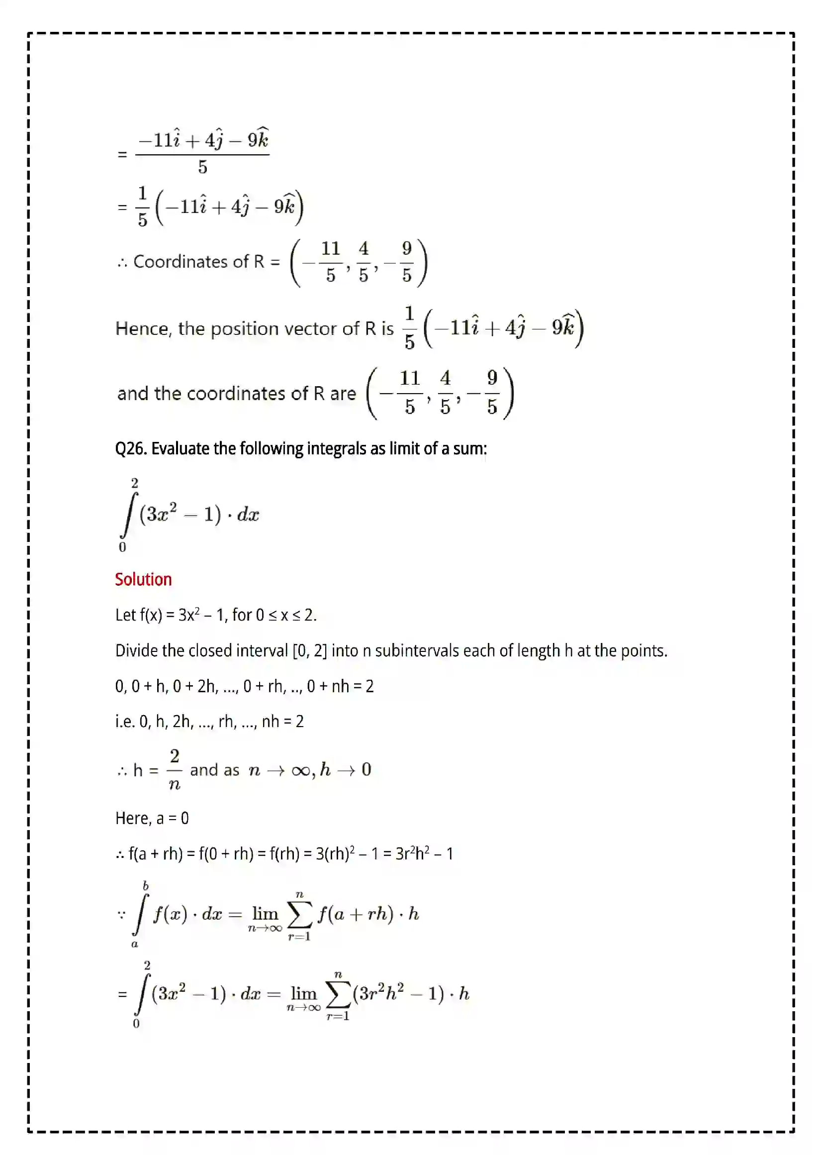 Maharashtra Board Class 12th 2025 Mathematics and Statistics Set - 1 - Sample Paper 28