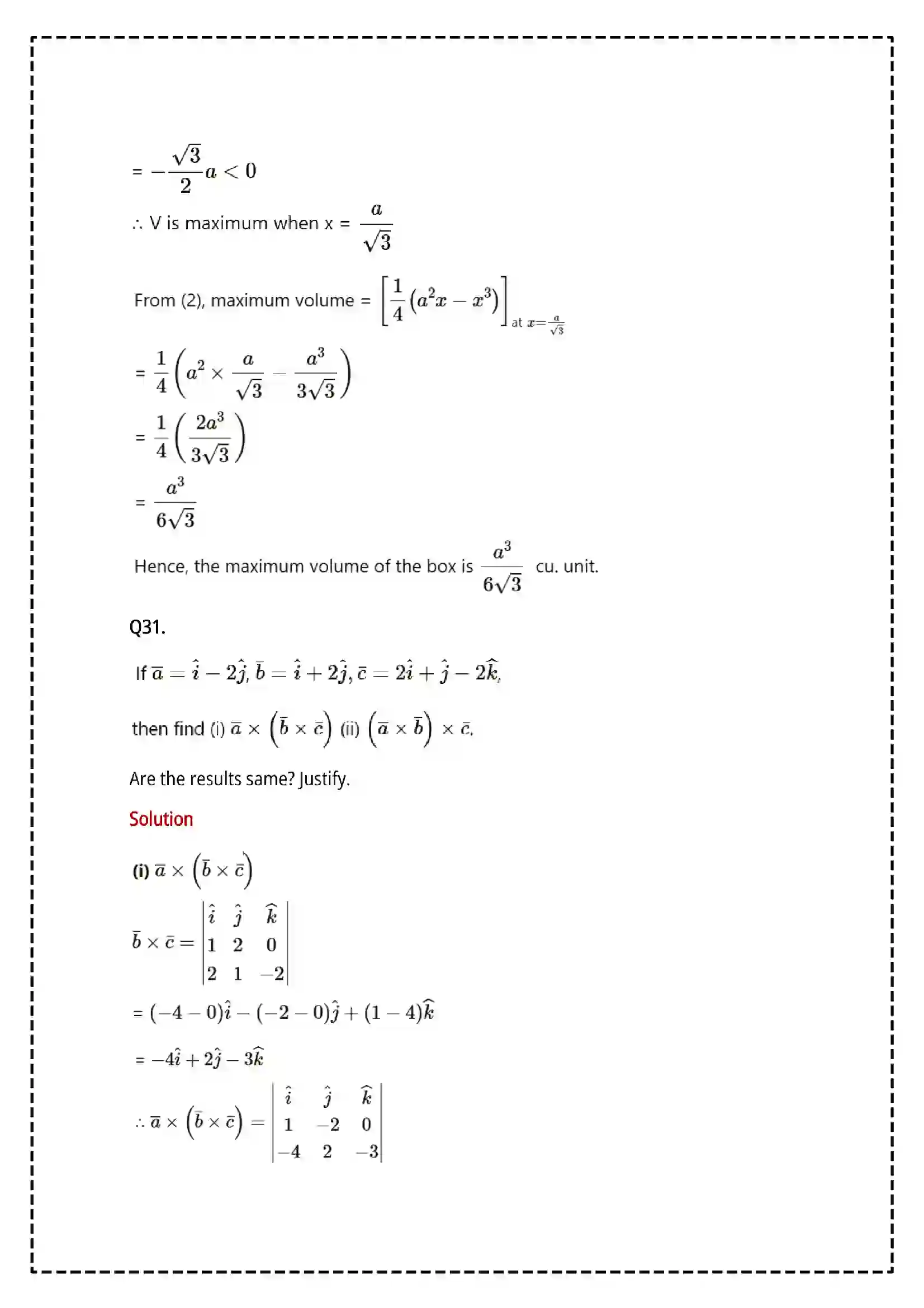 Maharashtra Board Class 12th 2025 Mathematics and Statistics Set - 1 - Sample Paper 34