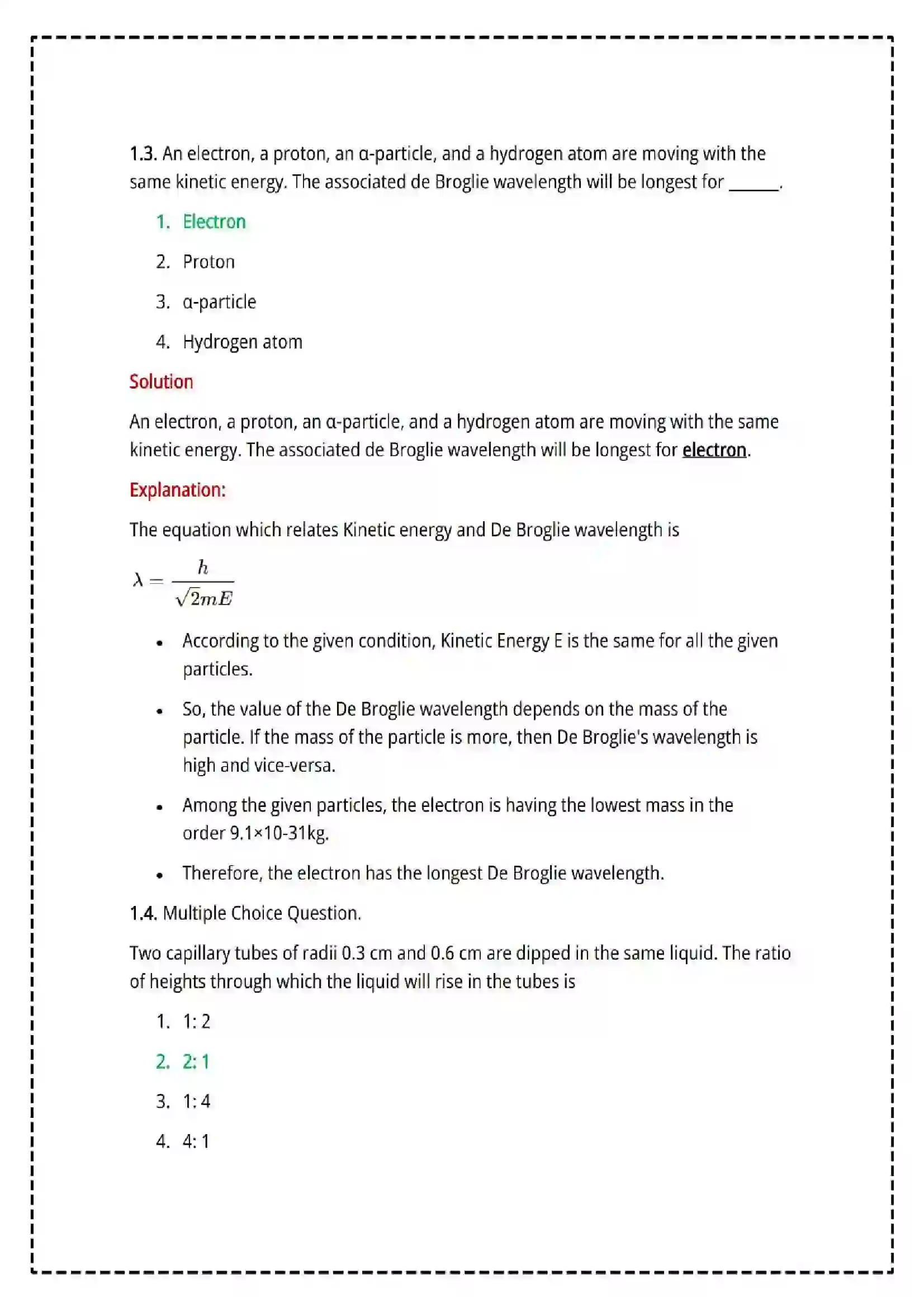 Maharashtra Board Class 12th 2025 Physics Set - 1 - Sample Paper 4