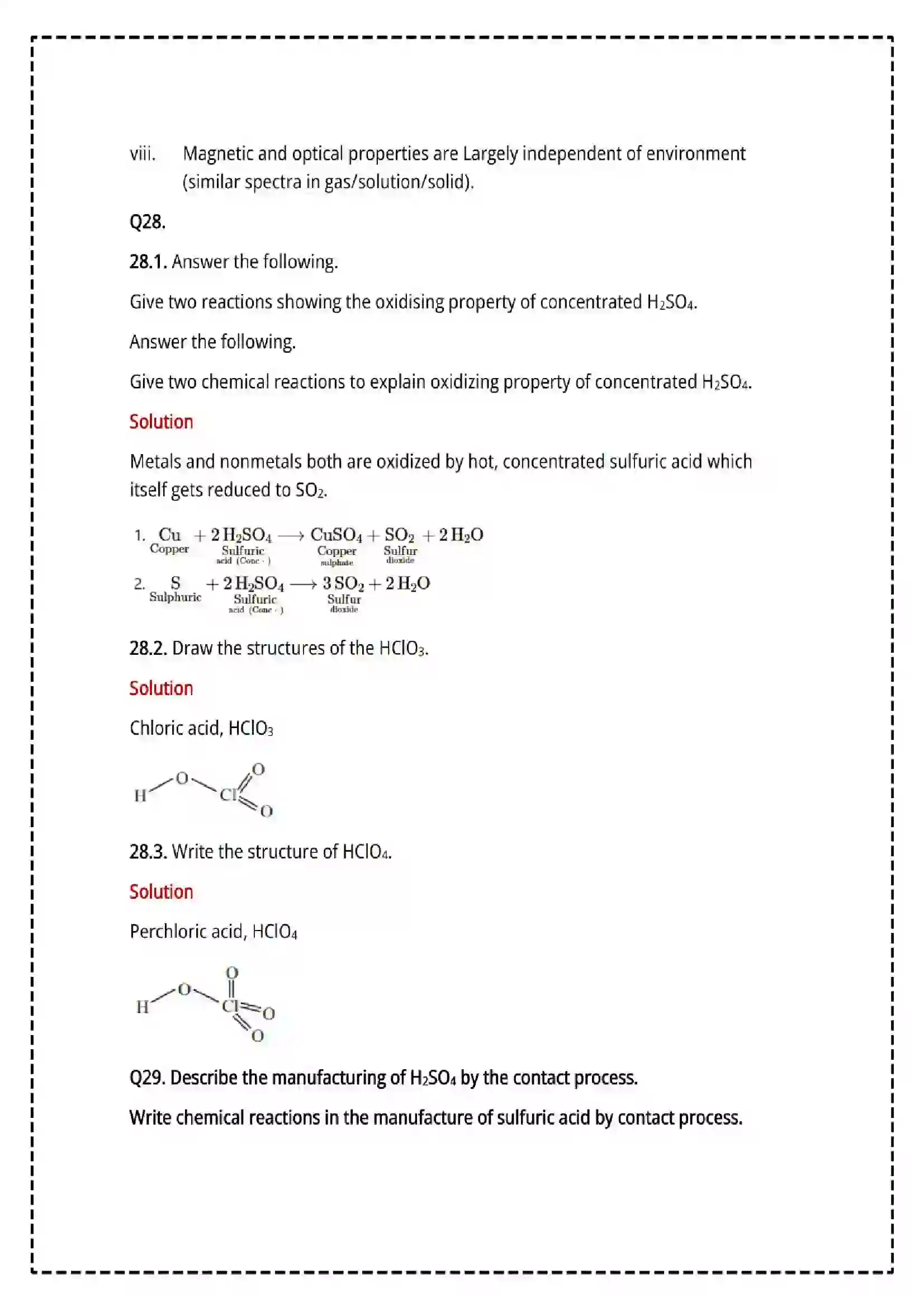 Maharashtra Board Class 12th 2025 Chemistry Set - 2 - Sample Paper 23