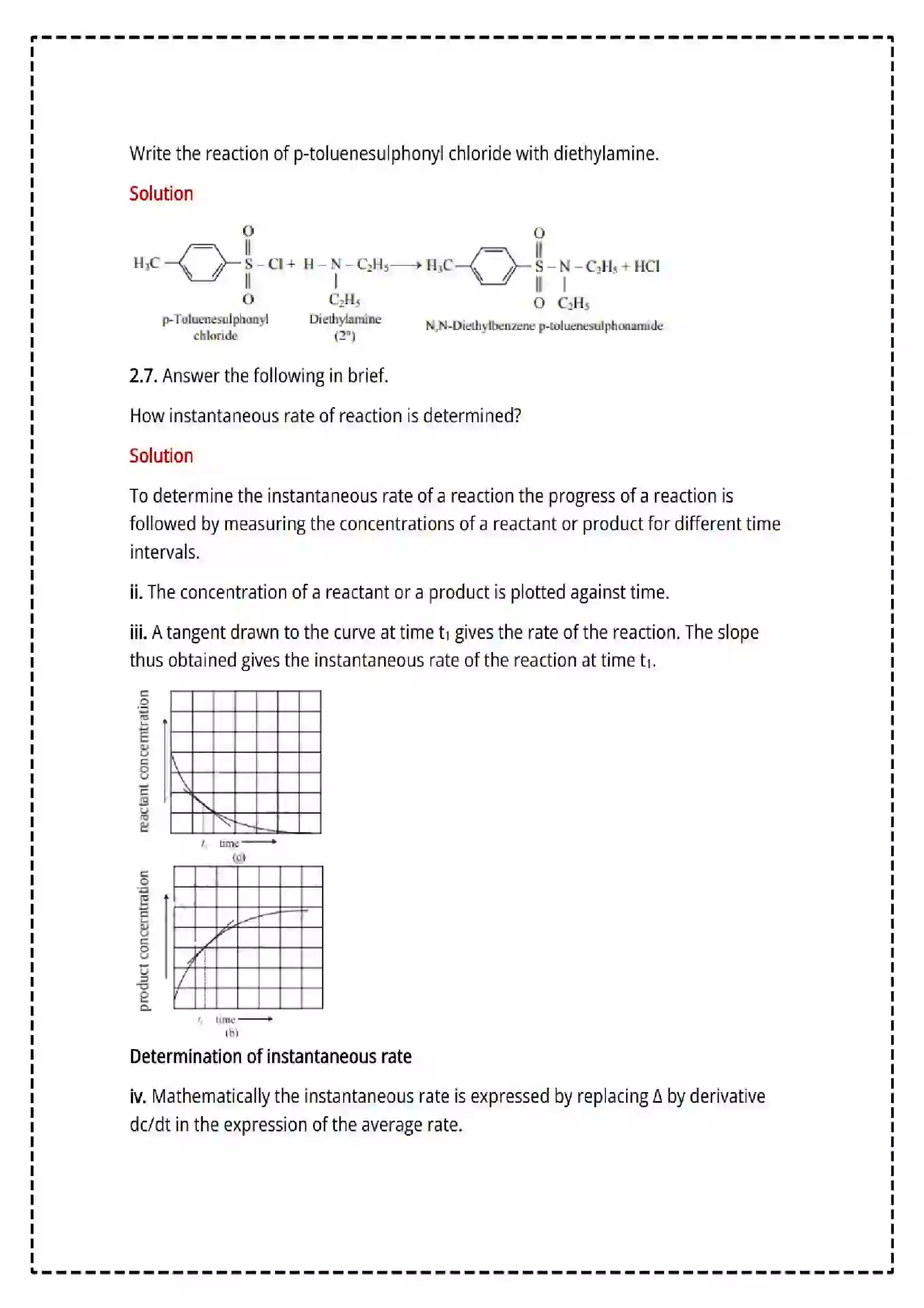 Maharashtra Board Class 12th 2025 Chemistry Set - 2 - Sample Paper 7