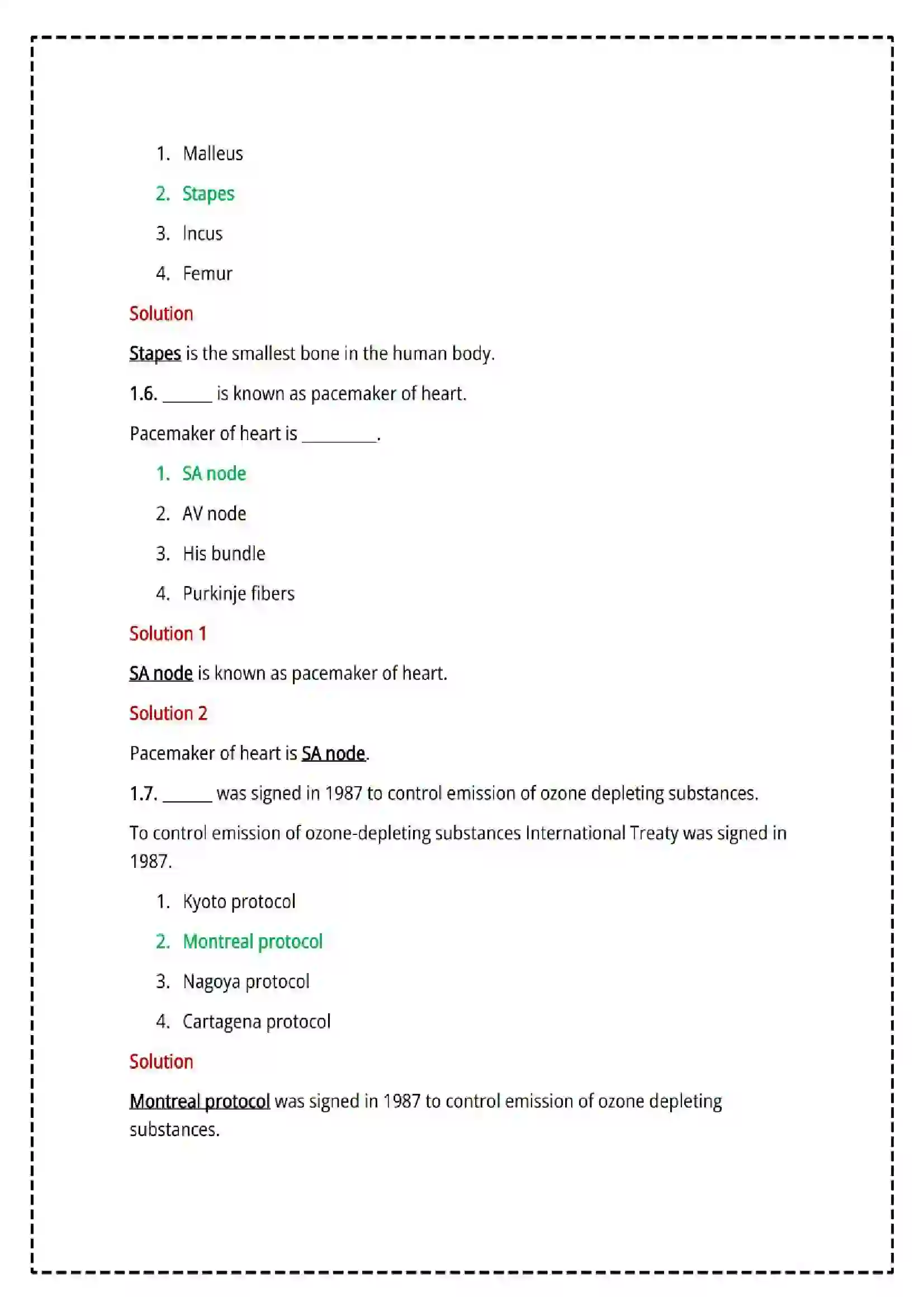 Maharashtra Board Class 12th 2025 Biology Set - 1 - Sample Paper 3
