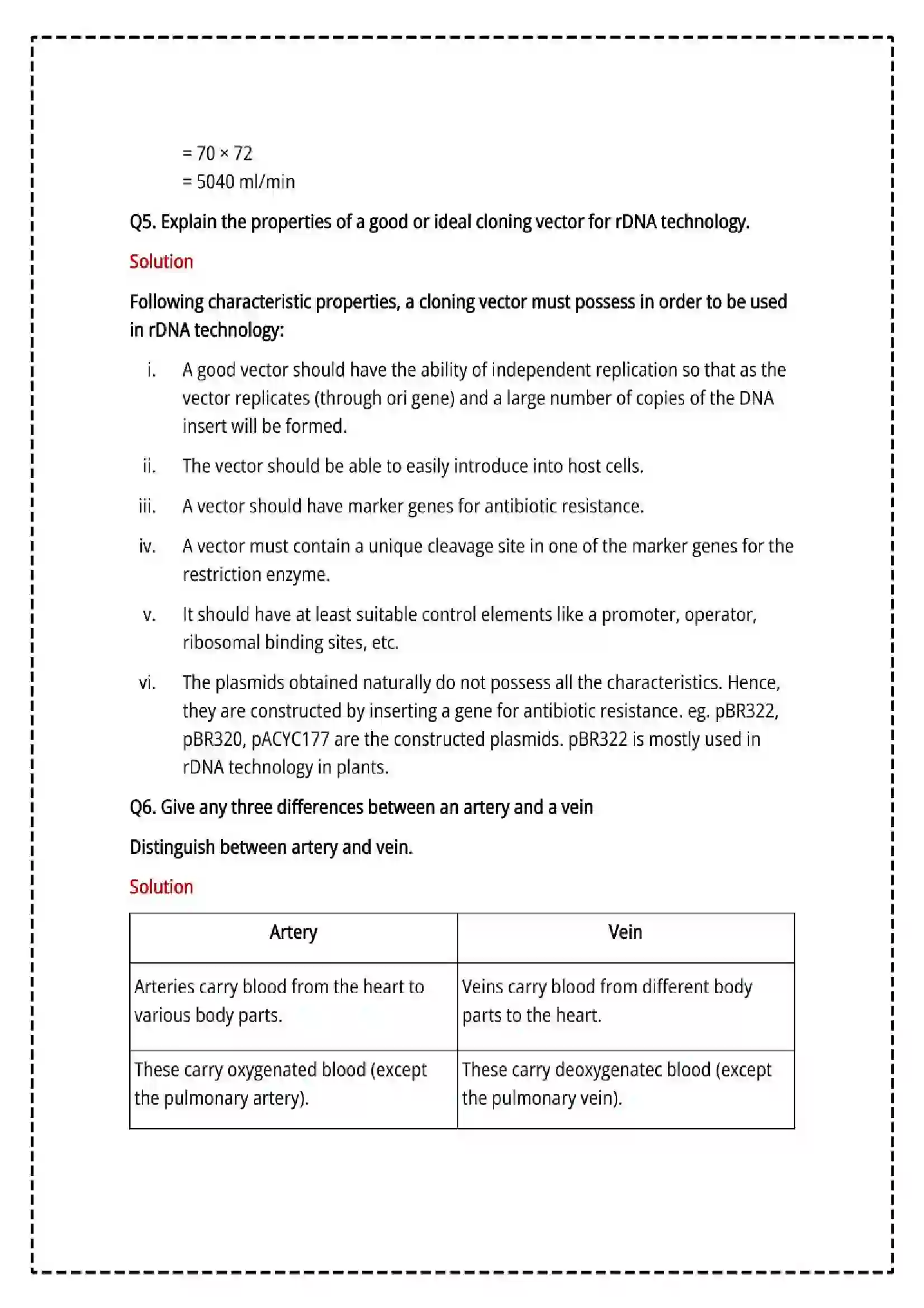 Maharashtra Board Class 12th 2025 Biology Set - 1 - Sample Paper 7
