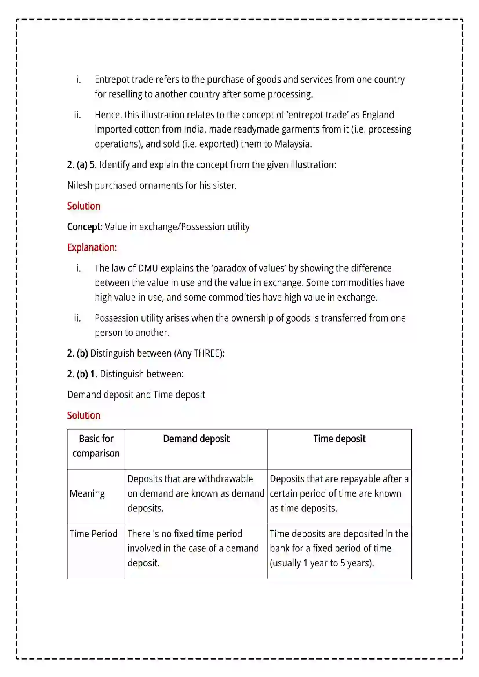 Maharashtra Board Class 12th 2025 Economics Set - 1 - Sample Paper 10