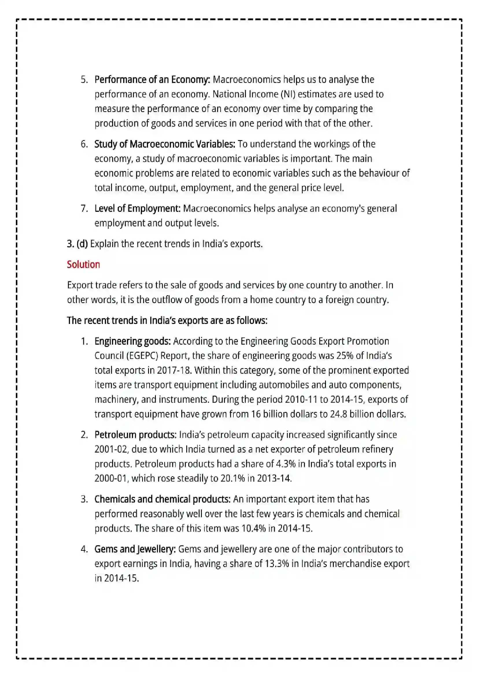 Maharashtra Board Class 12th 2025 Economics Set - 1 - Sample Paper 17