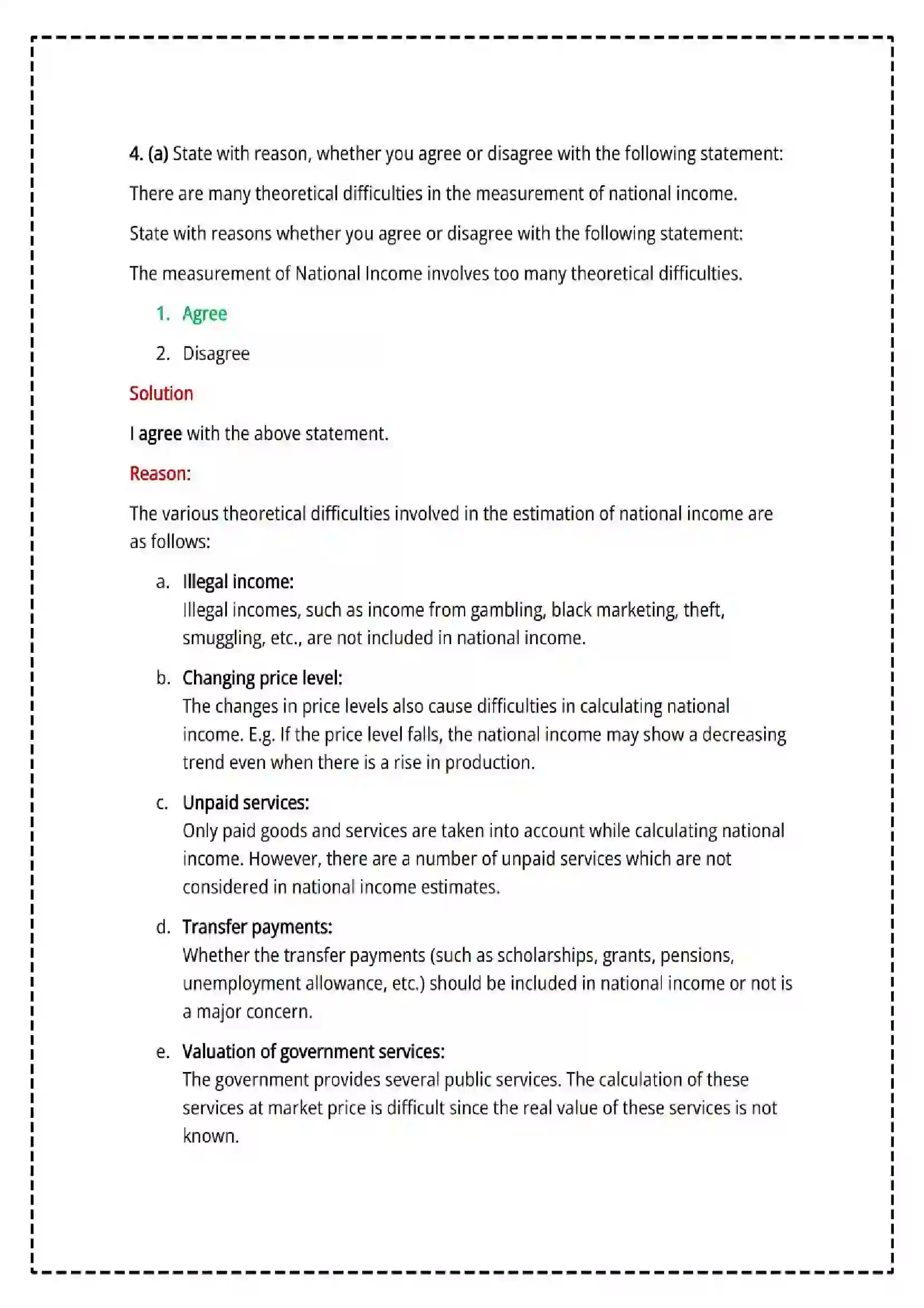 Maharashtra Board Class 12th 2025 Economics Set - 1 - Sample Paper 19