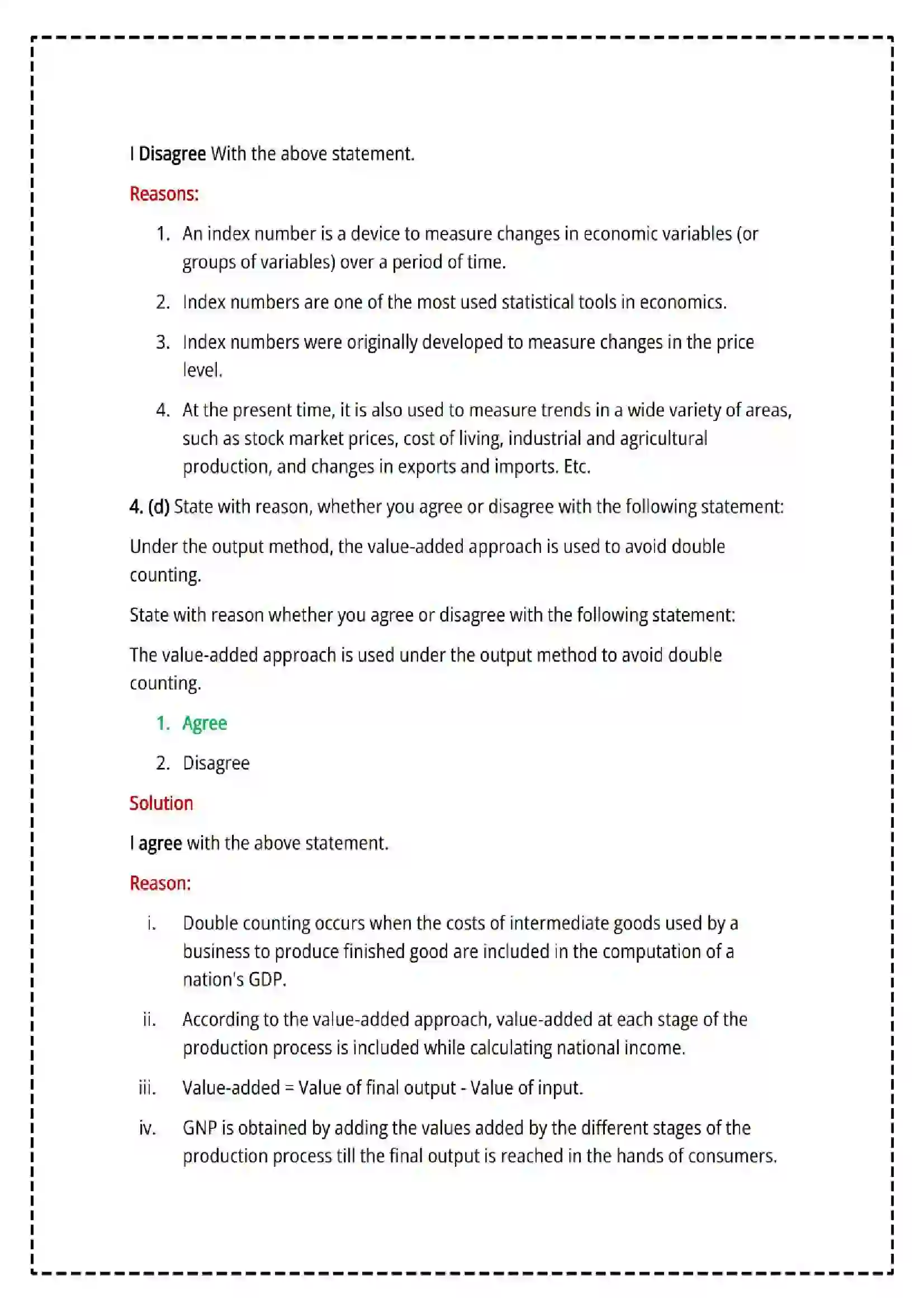 Maharashtra Board Class 12th 2025 Economics Set - 1 - Sample Paper 21