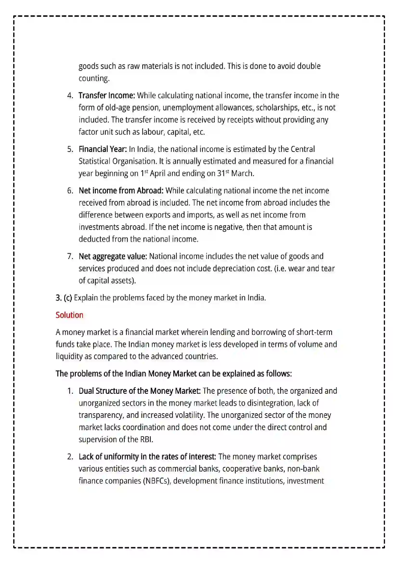 Maharashtra Board Class 12th 2025 Economics Set - 2 - Sample Paper 18