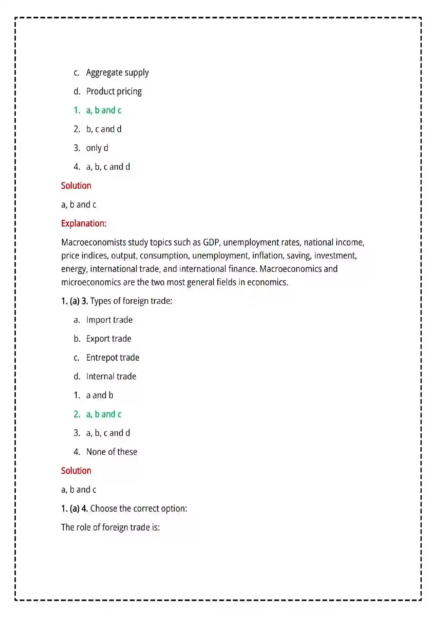 Maharashtra Board Class 12th 2025 Economics Set - 2 - Sample Paper 2