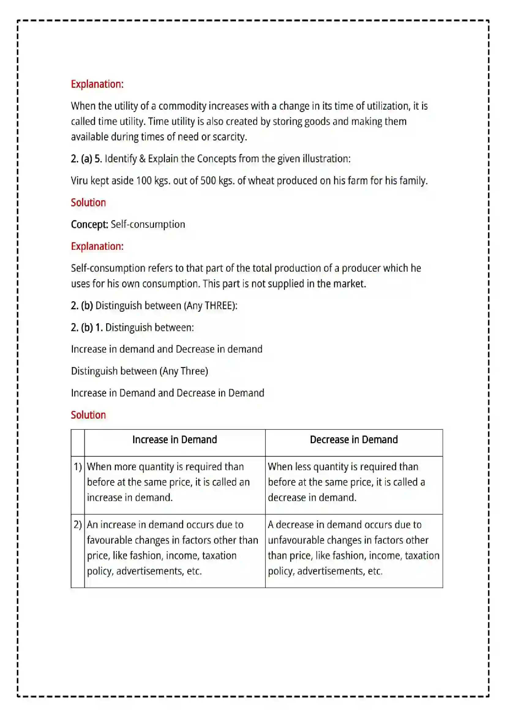 Maharashtra Board Class 12th 2025 Economics Set - 2 - Sample Paper 9