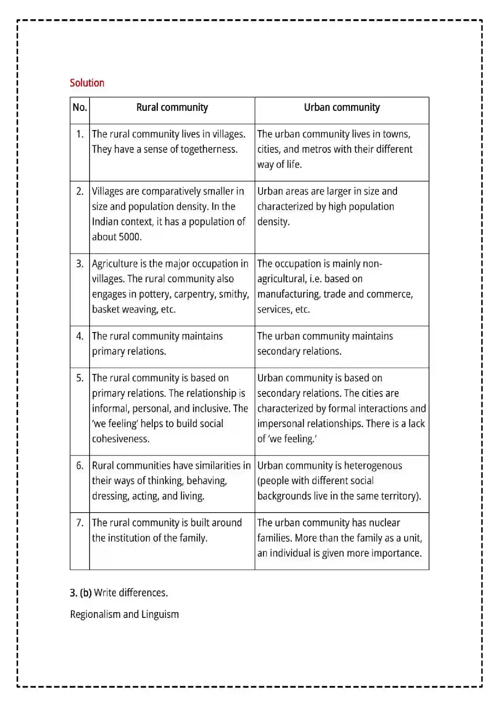 Maharashtra Board Class 12th 2025 Sociology Set - 2 - Sample Paper 10