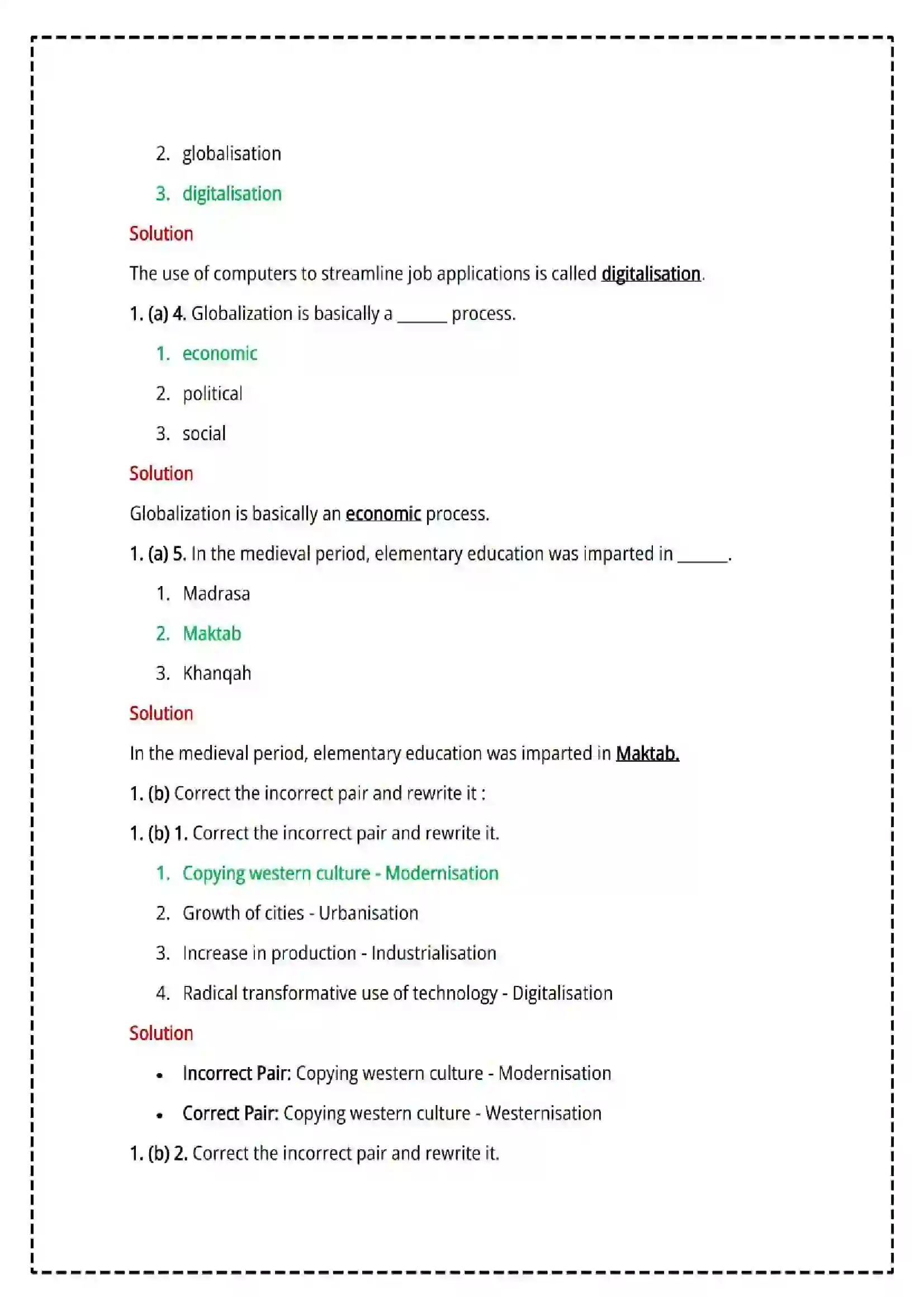 Maharashtra Board Class 12th 2025 Sociology Set - 2 - Sample Paper 2