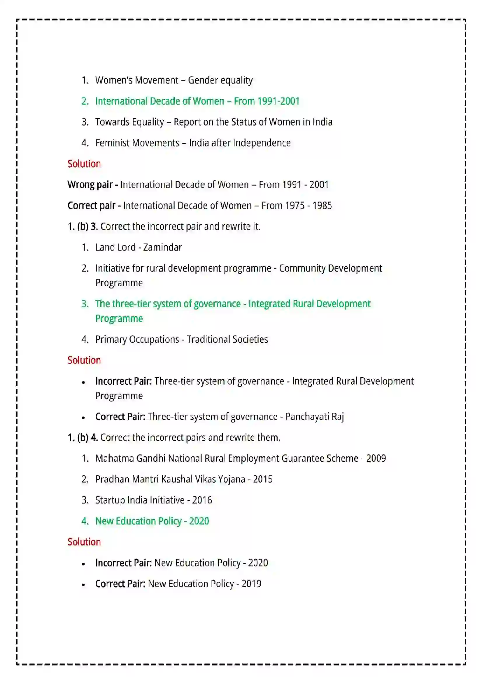 Maharashtra Board Class 12th 2025 Sociology Set - 2 - Sample Paper 3