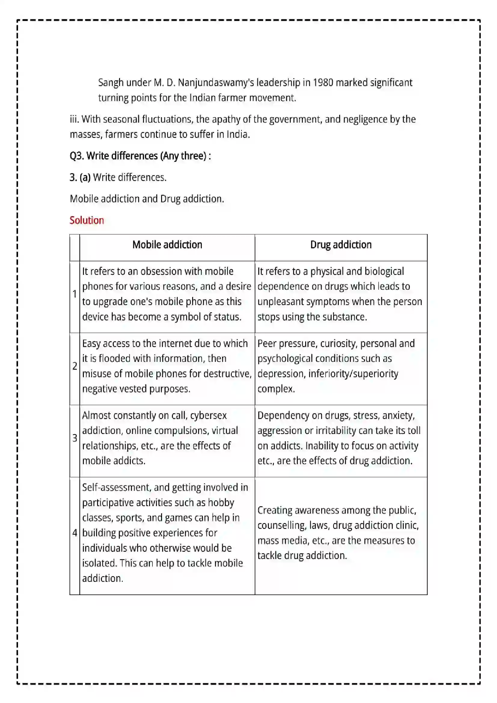 Maharashtra Board Class 12th 2025 Sociology Set - 3 - Sample Paper 10