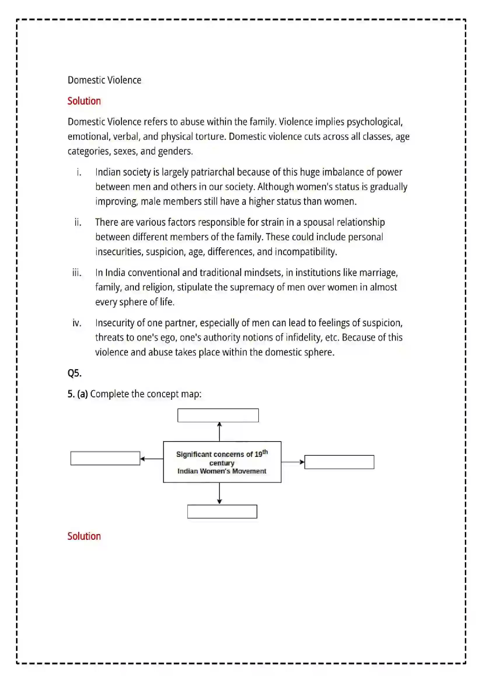 Maharashtra Board Class 12th 2025 Sociology Set - 3 - Sample Paper 15