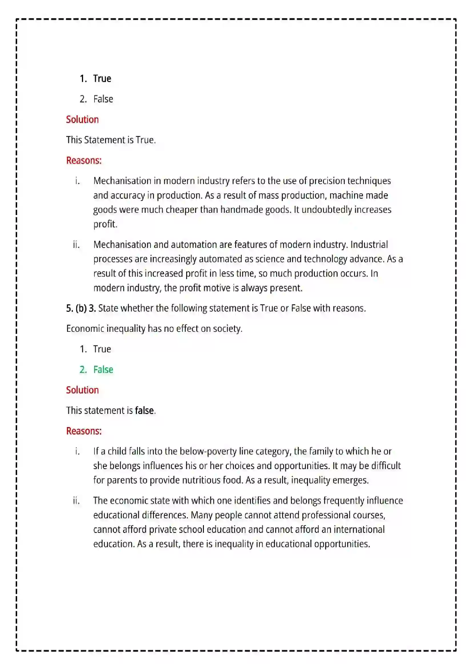 Maharashtra Board Class 12th 2025 Sociology Set - 3 - Sample Paper 17