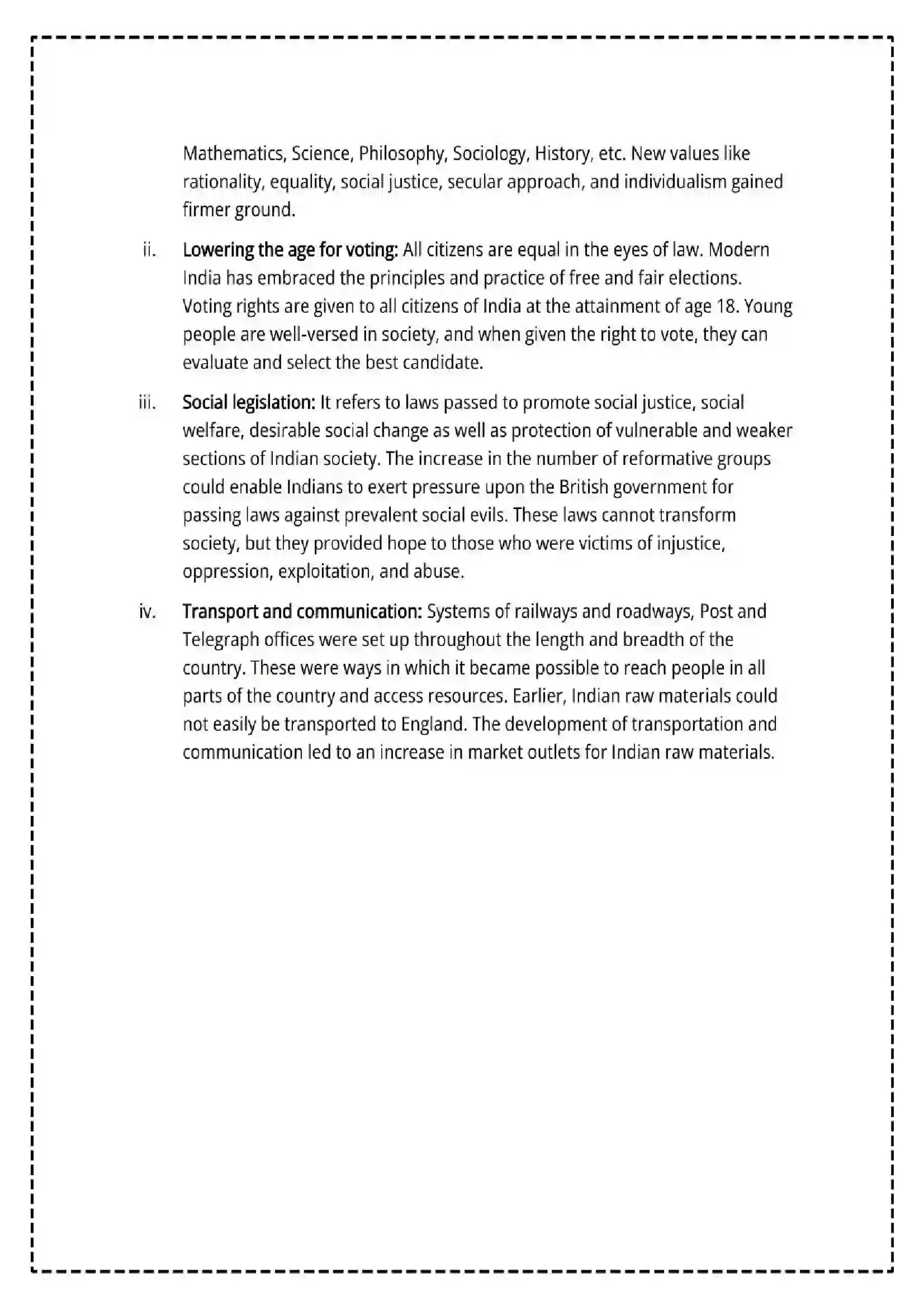 Maharashtra Board Class 12th 2025 Sociology Set - 3 - Sample Paper 25