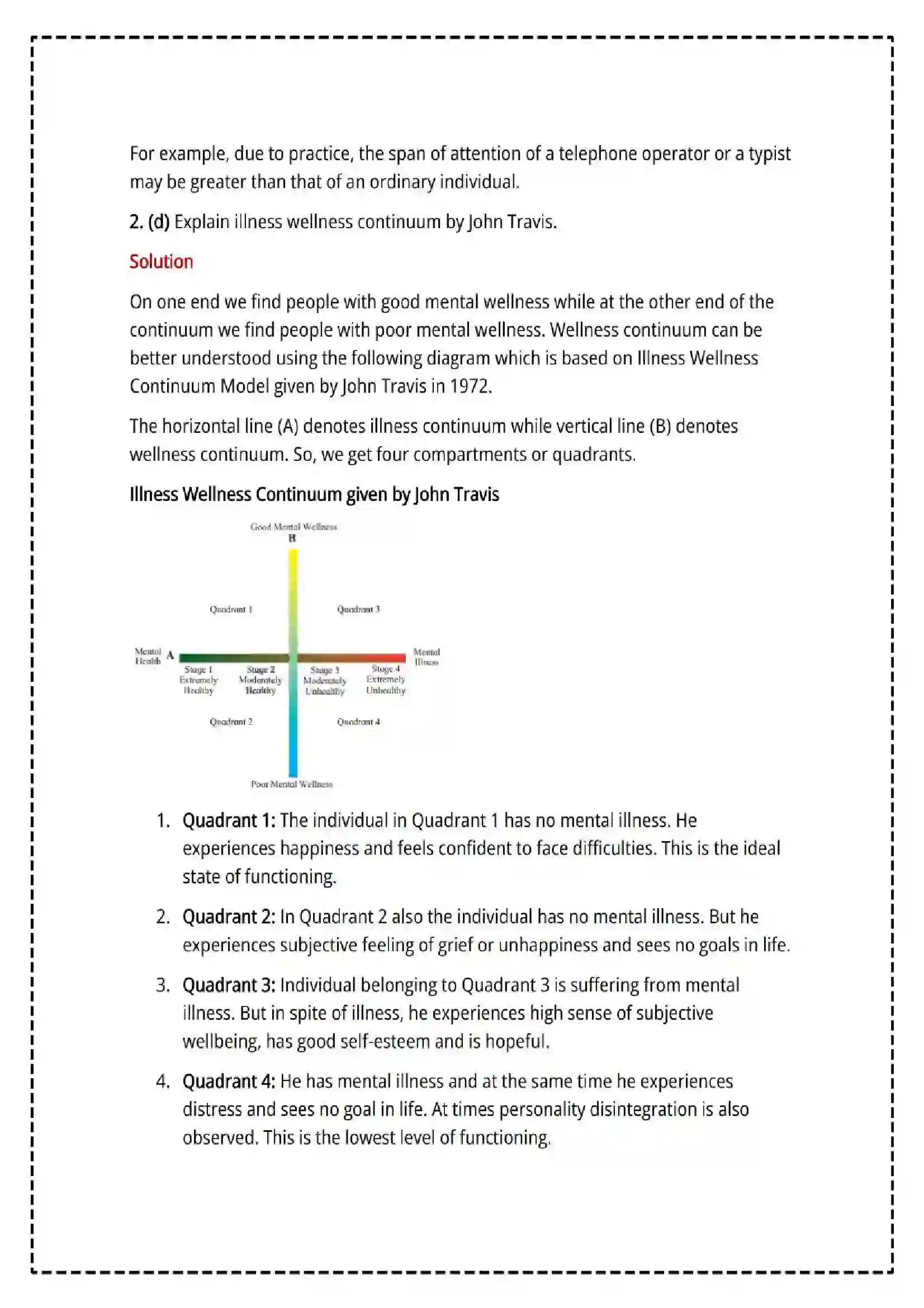 Maharashtra Board Class 12th 2025 Psychology Set - 1 - Sample Paper 7