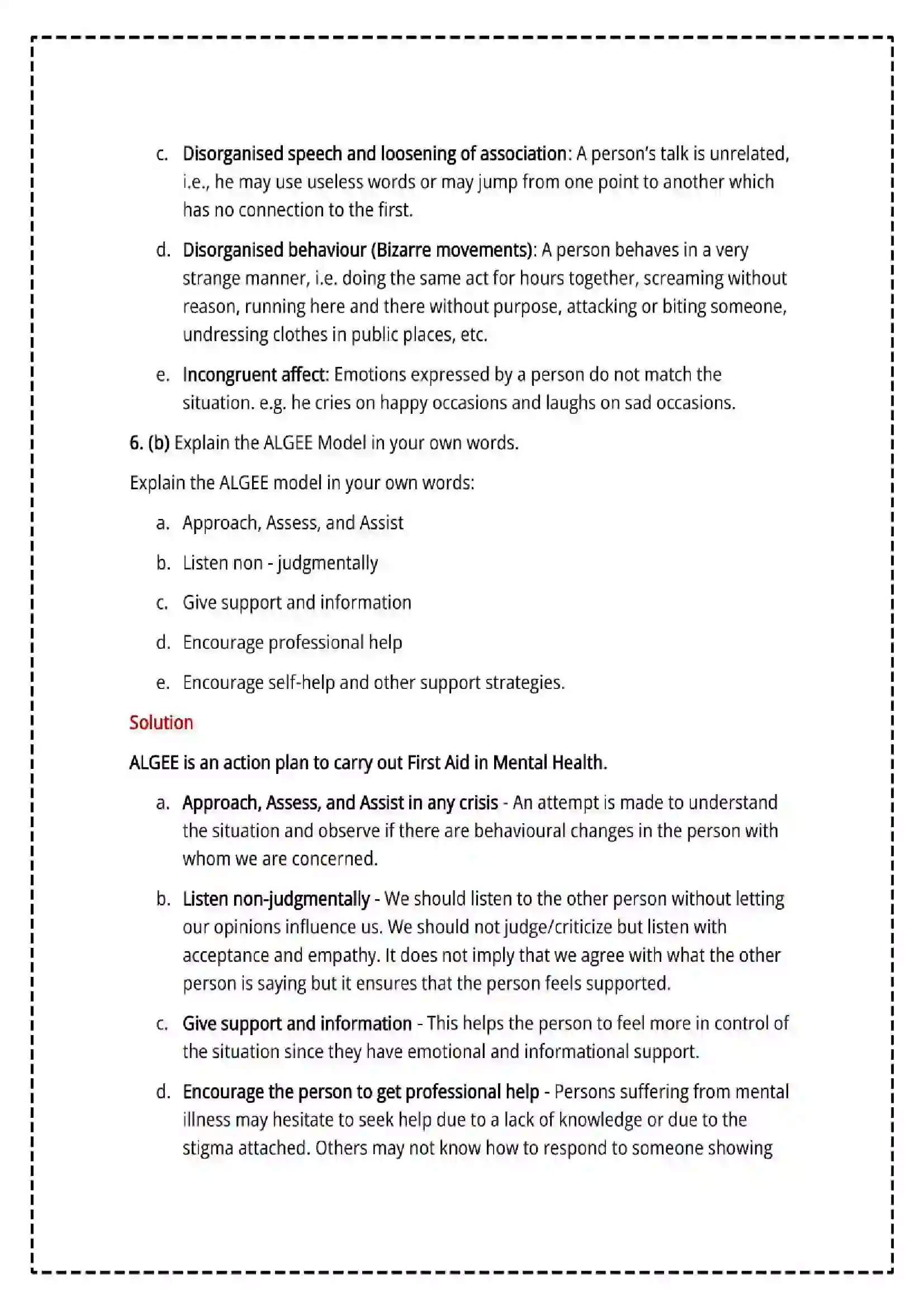 Maharashtra Board Class 12th 2025 Psychology Set - 2 - Sample Paper 19