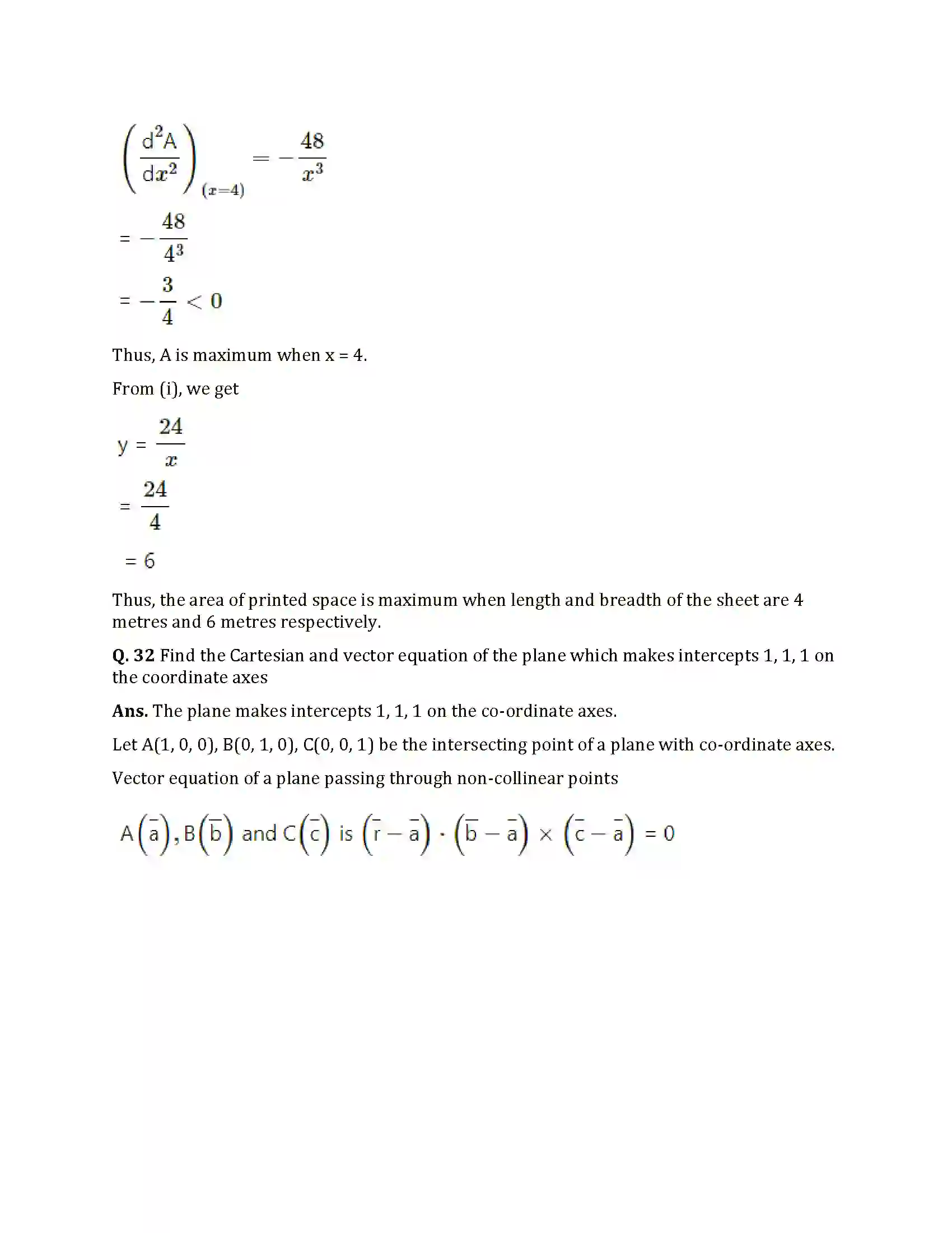 Maharashtra Board Class 12th 2025 Maths Set 1 Sample Paper 32