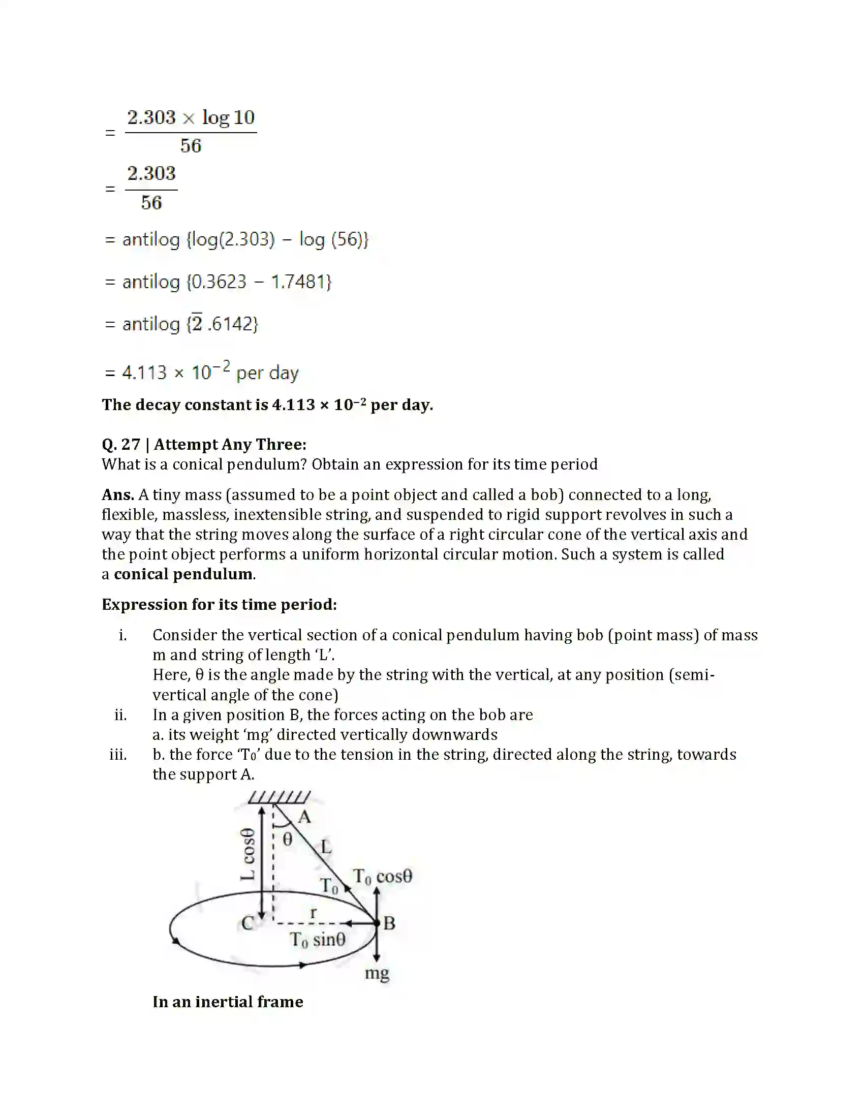 Maharashtra Board Class 12th 2025 Physics Set 1 Sample Paper 25