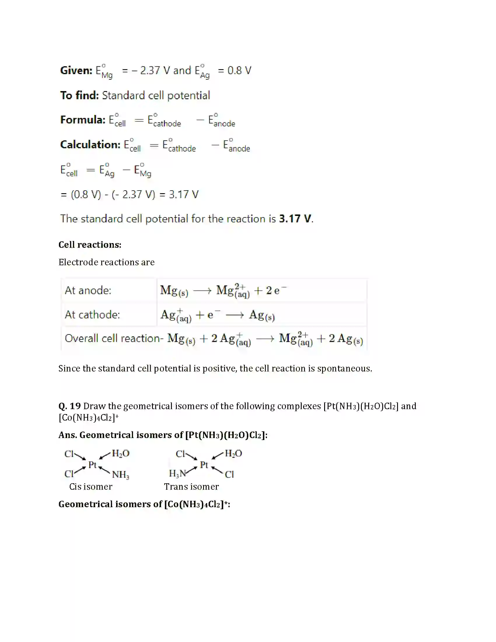 Maharashtra Board Class 12th 2025 Chemistry Sample Paper 11