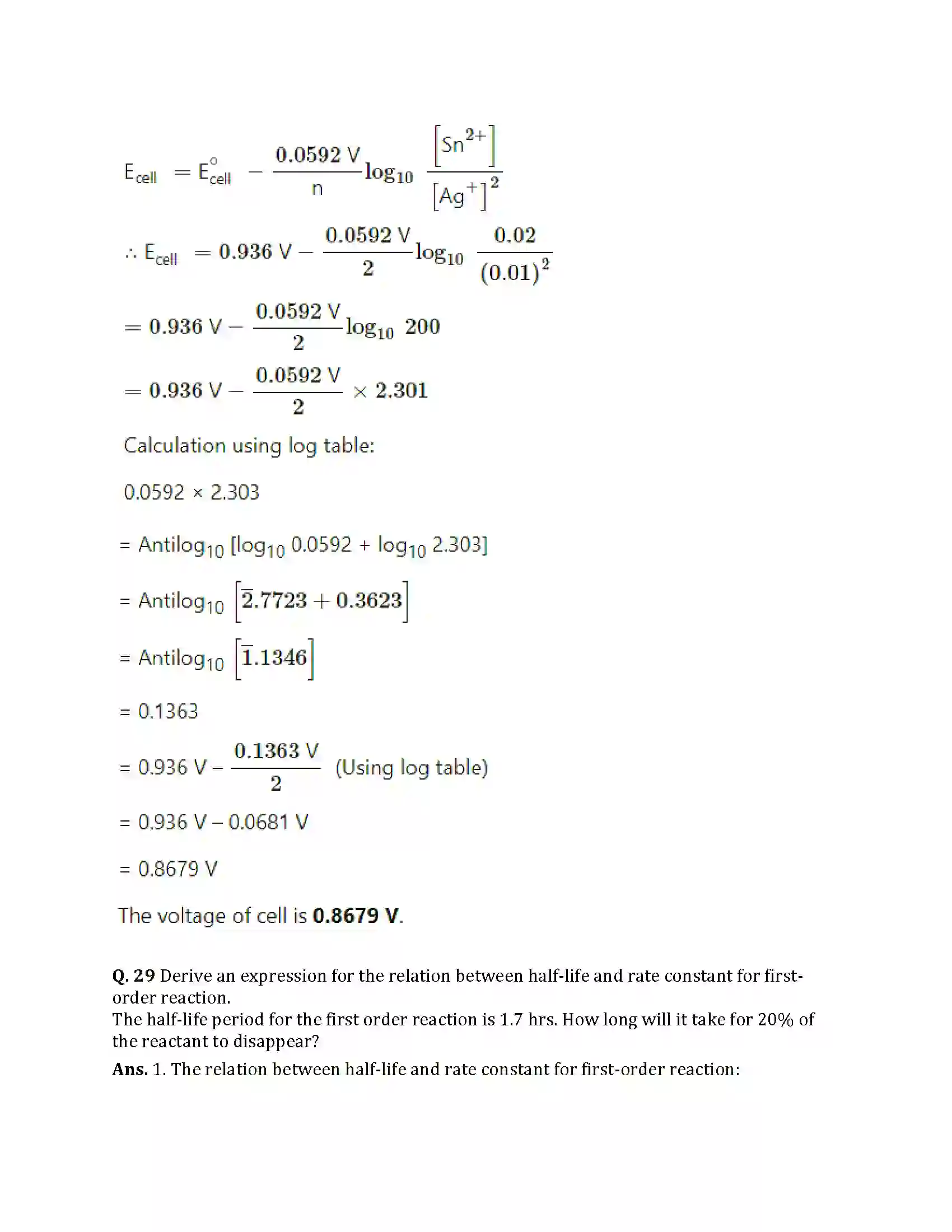 Maharashtra Board Class 12th 2025 Chemistry Sample Paper 19