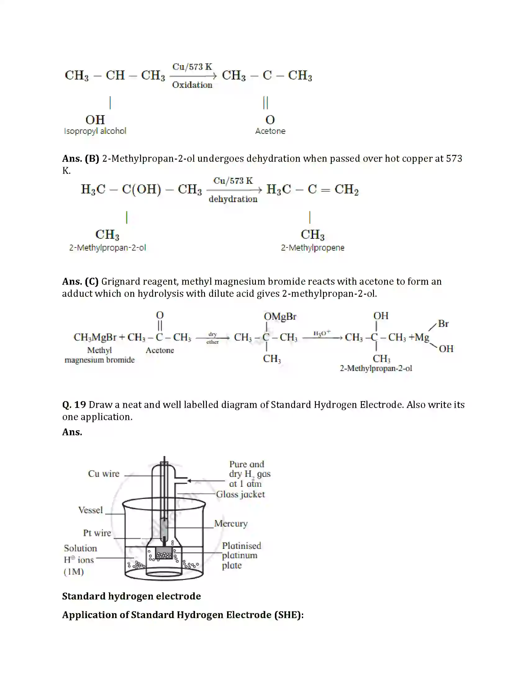 Maharashtra Board Class 12th 2025 Chemistry Set 1 Sample Paper 11