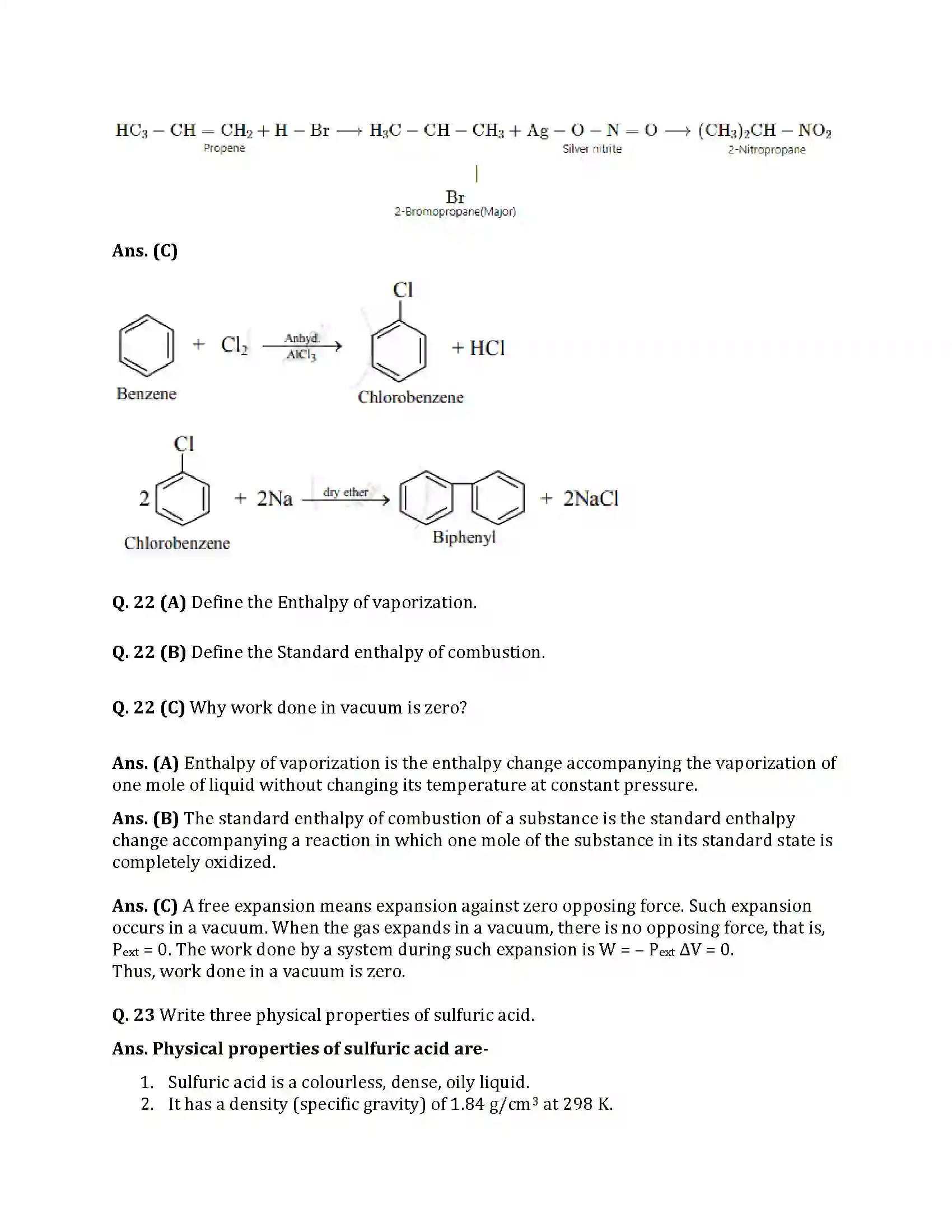 Maharashtra Board Class 12th 2025 Chemistry Set 1 Sample Paper 14