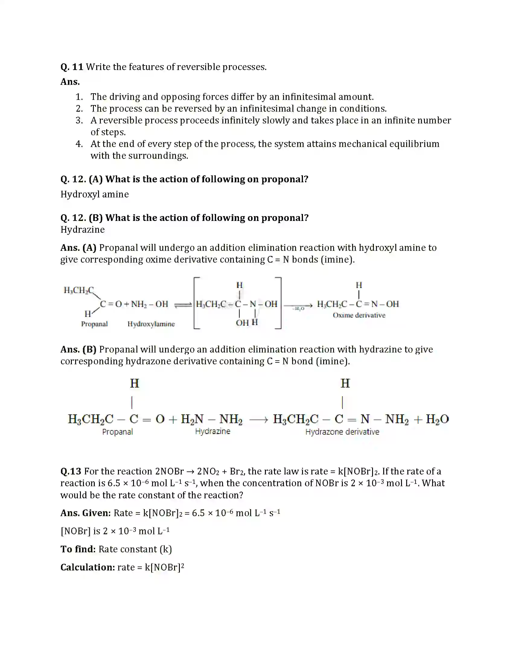 Maharashtra Board Class 12th 2025 Chemistry Set 1 Sample Paper 7