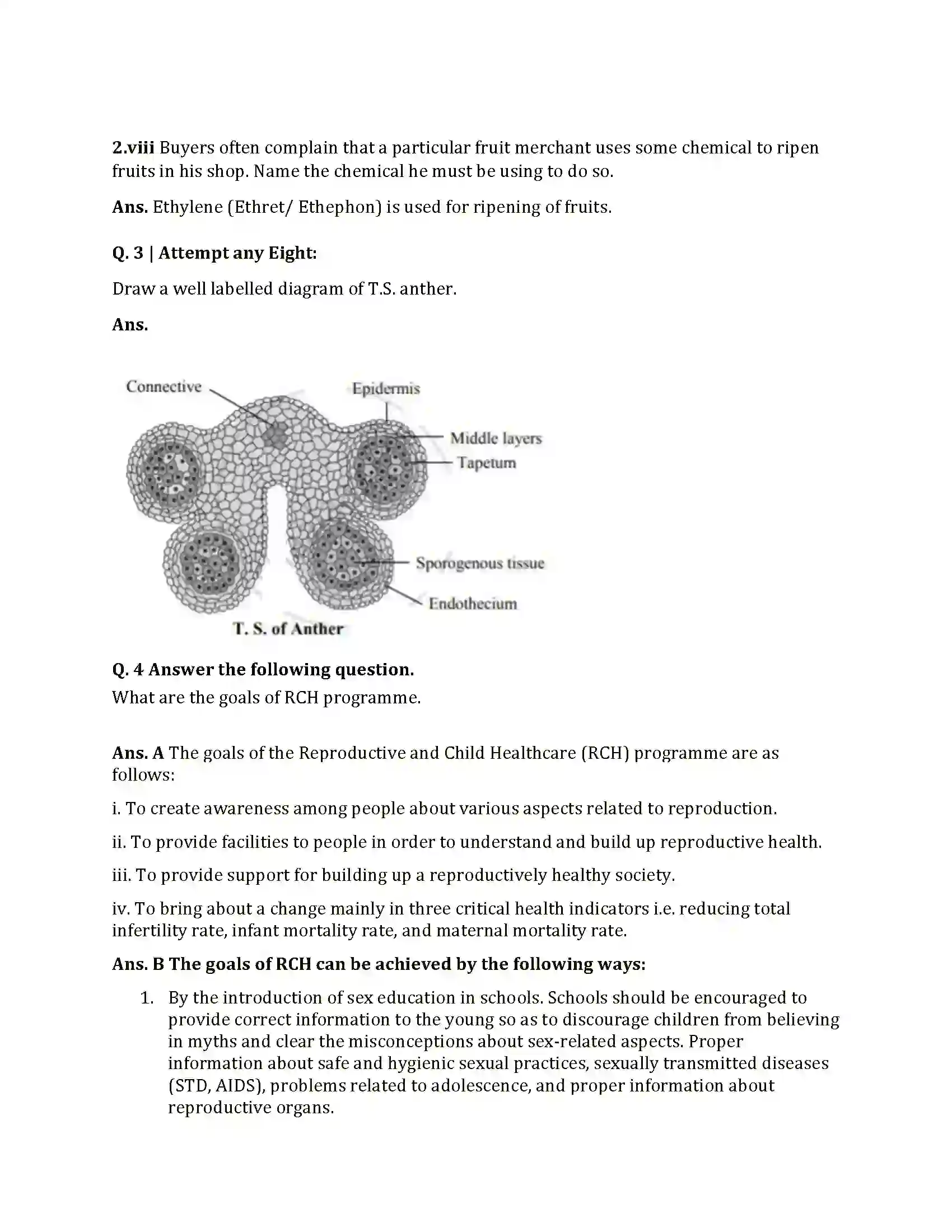 Maharashtra Board Class 12th 2025 Biology Sample Paper 4
