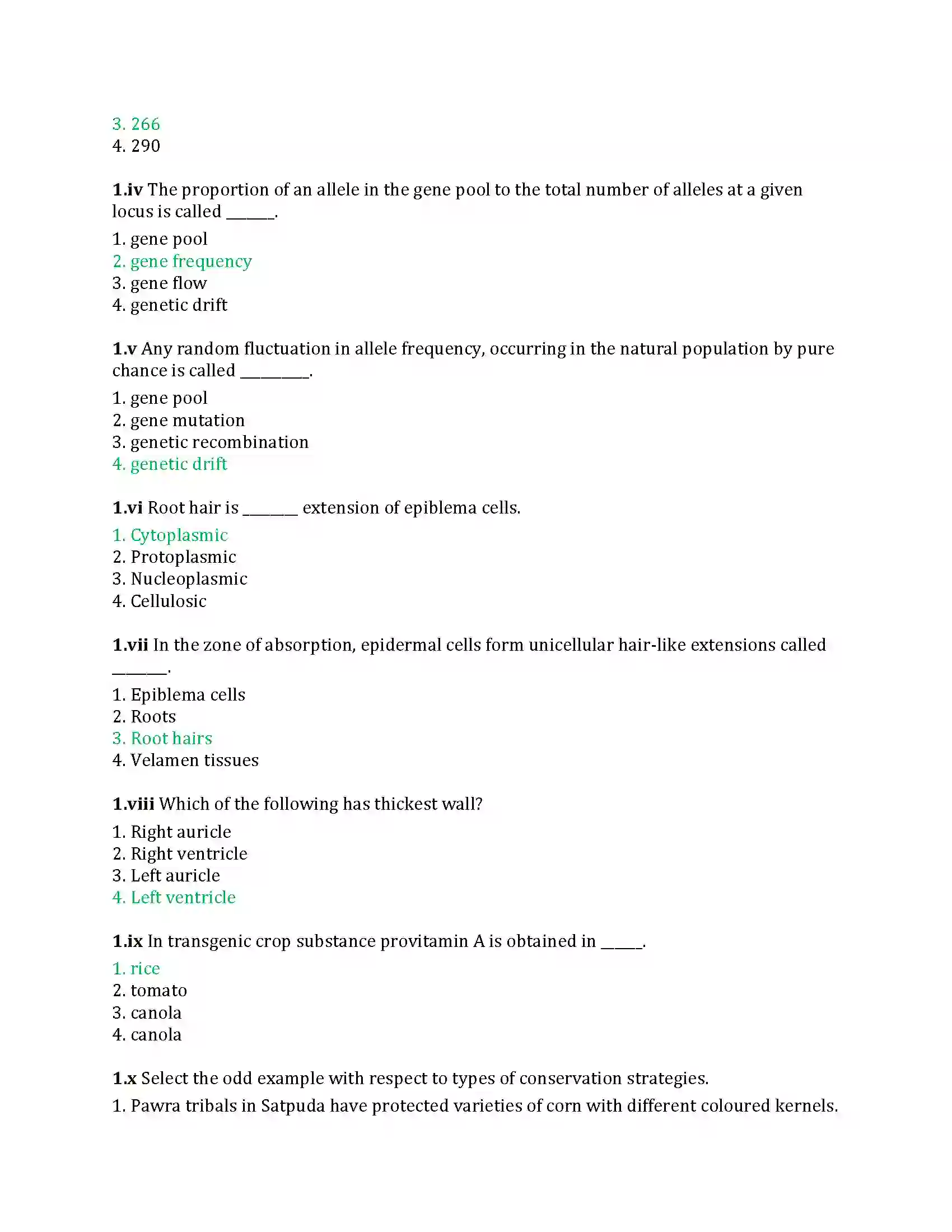 Maharashtra Board Class 12th 2025 Biology Set 1 Sample Paper 2