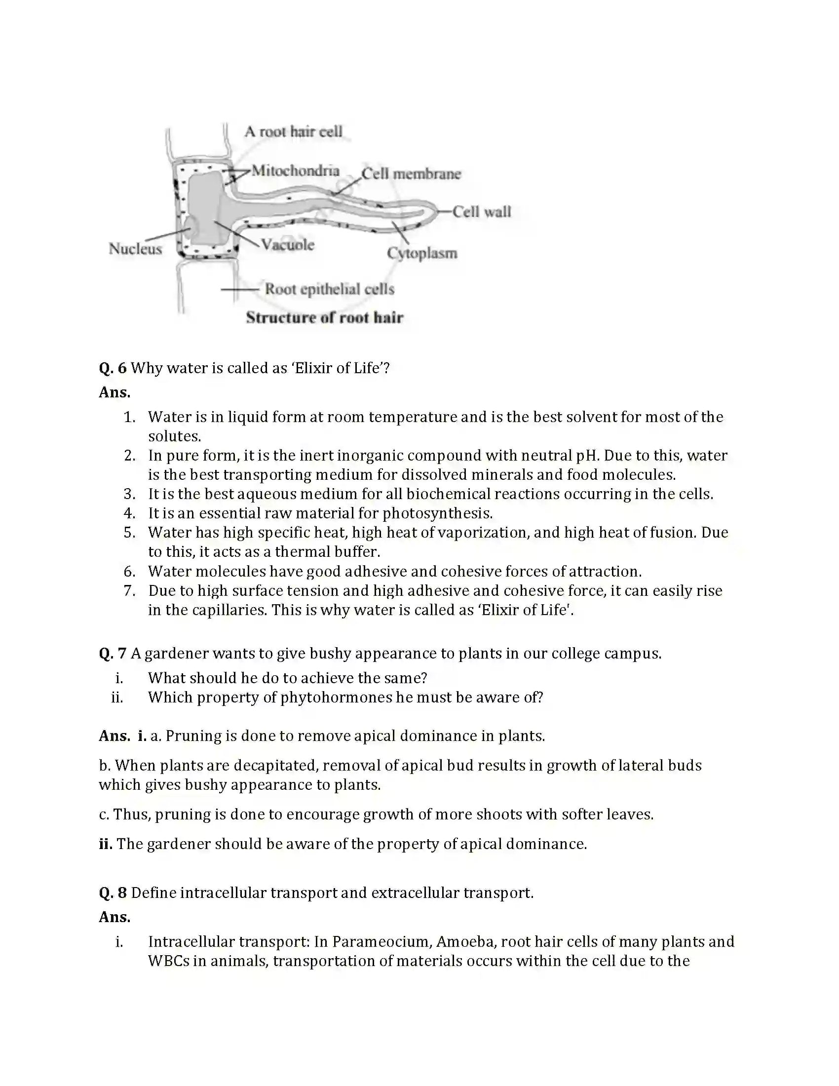 Maharashtra Board Class 12th 2025 Biology Set 1 Sample Paper 5