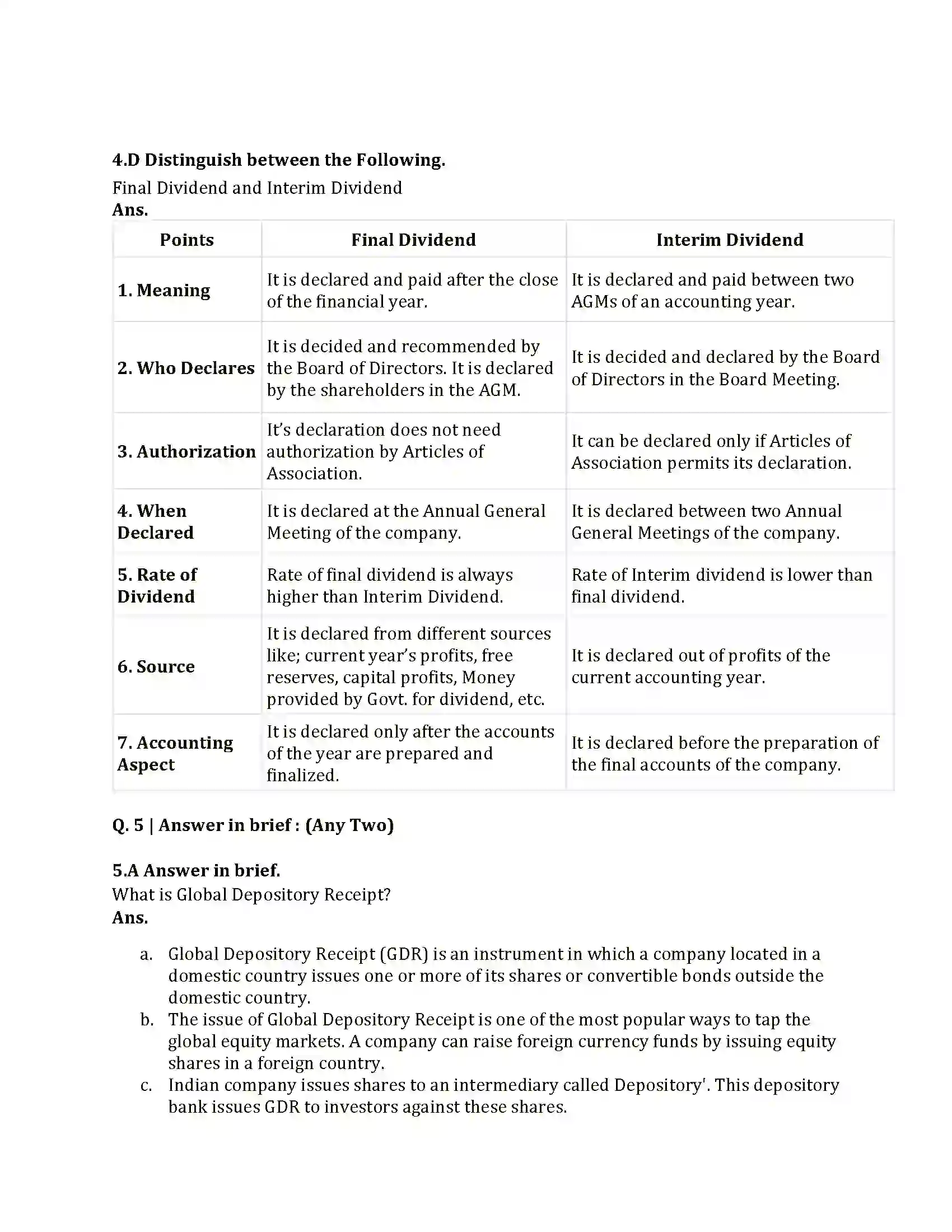 Maharashtra Board Class 12th 2025 Secretarial Practice Sample Paper 10
